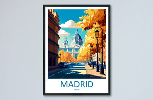 Madrid Travel Print