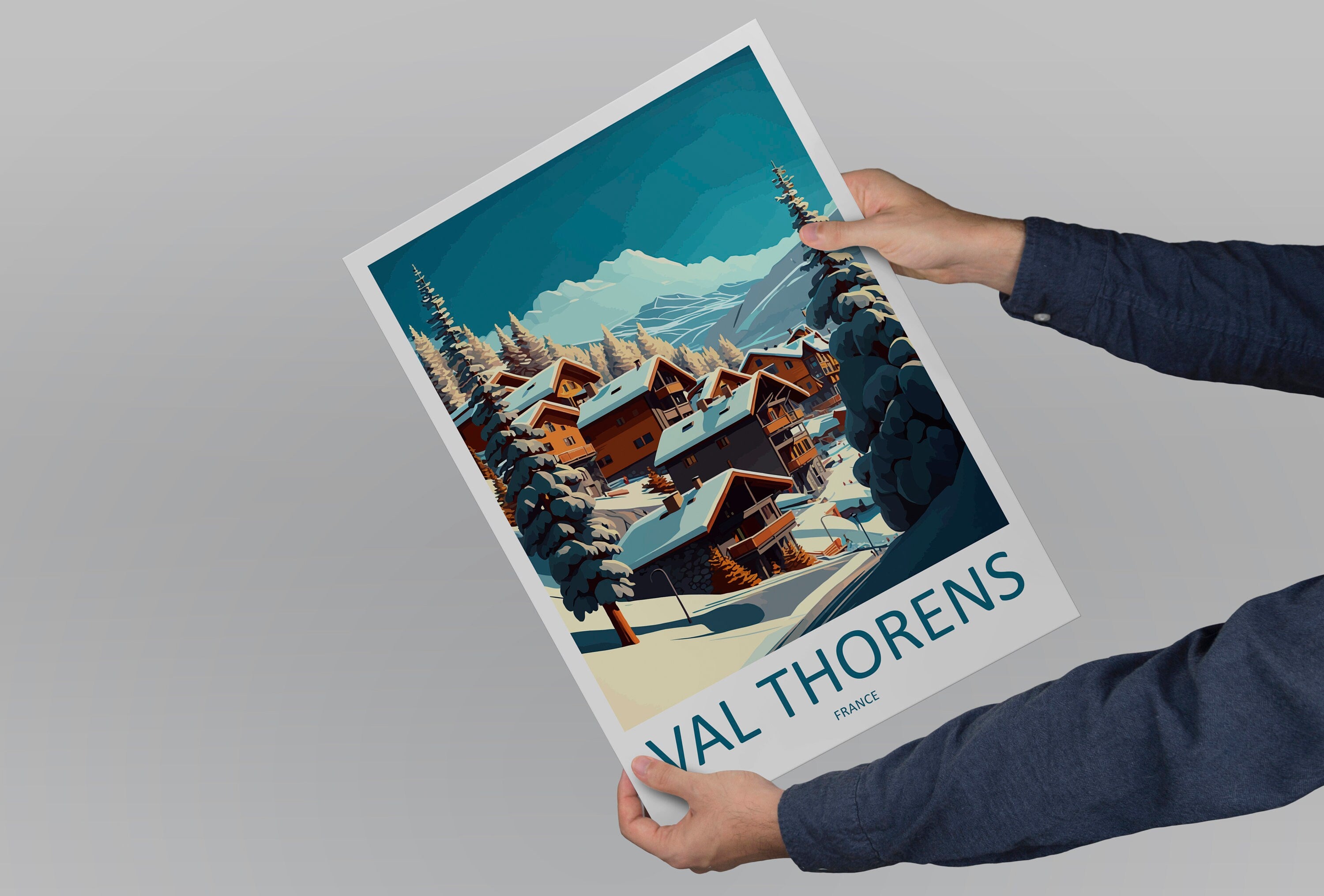 Val Thorens Travel Print