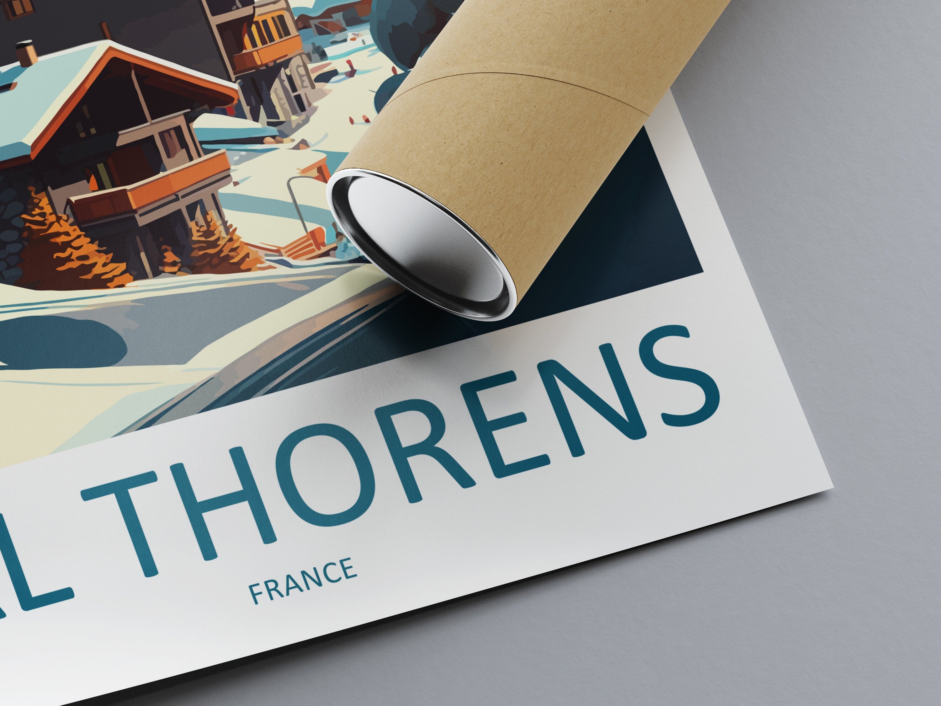 Val Thorens Travel Print