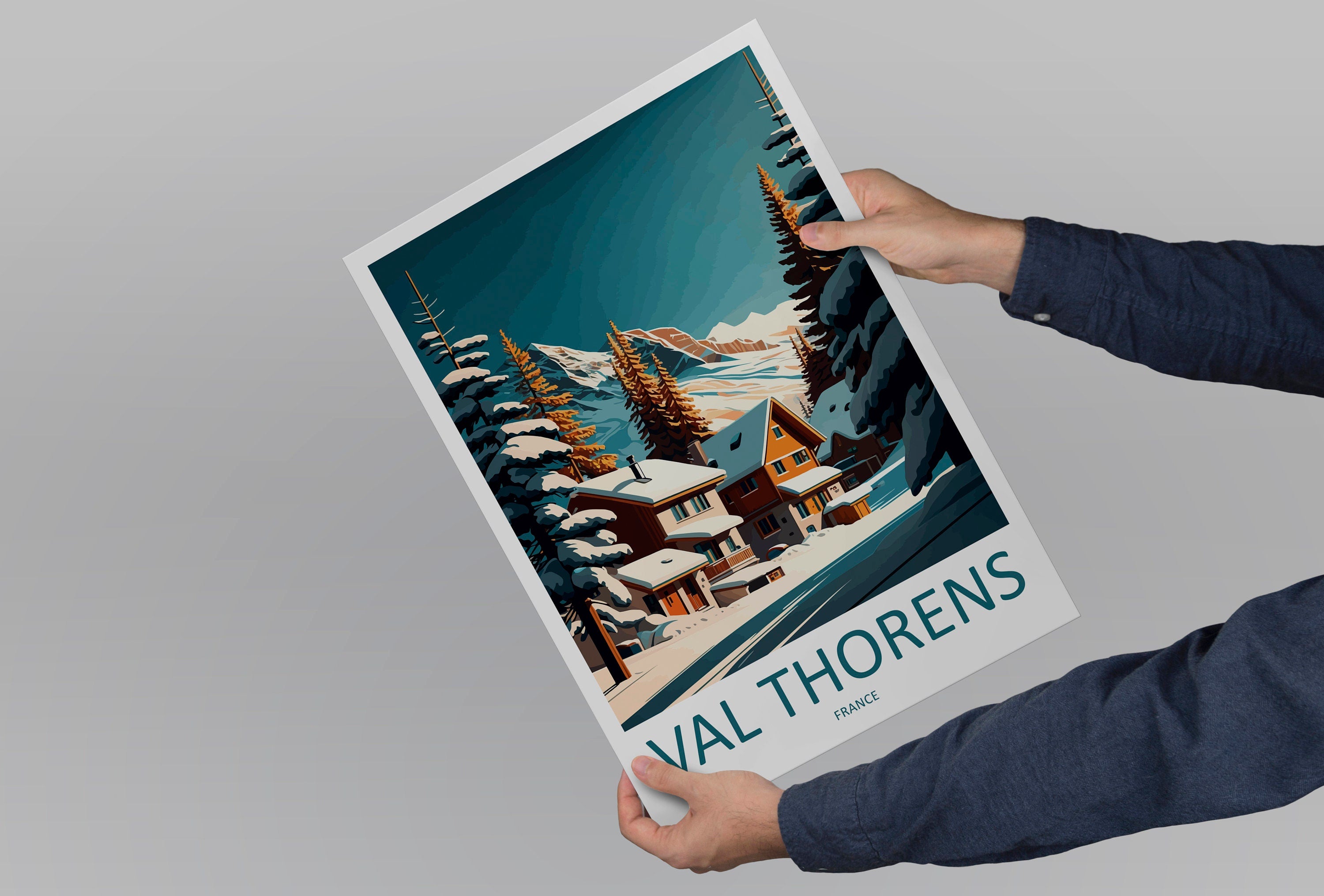 Val Thorens Travel Print