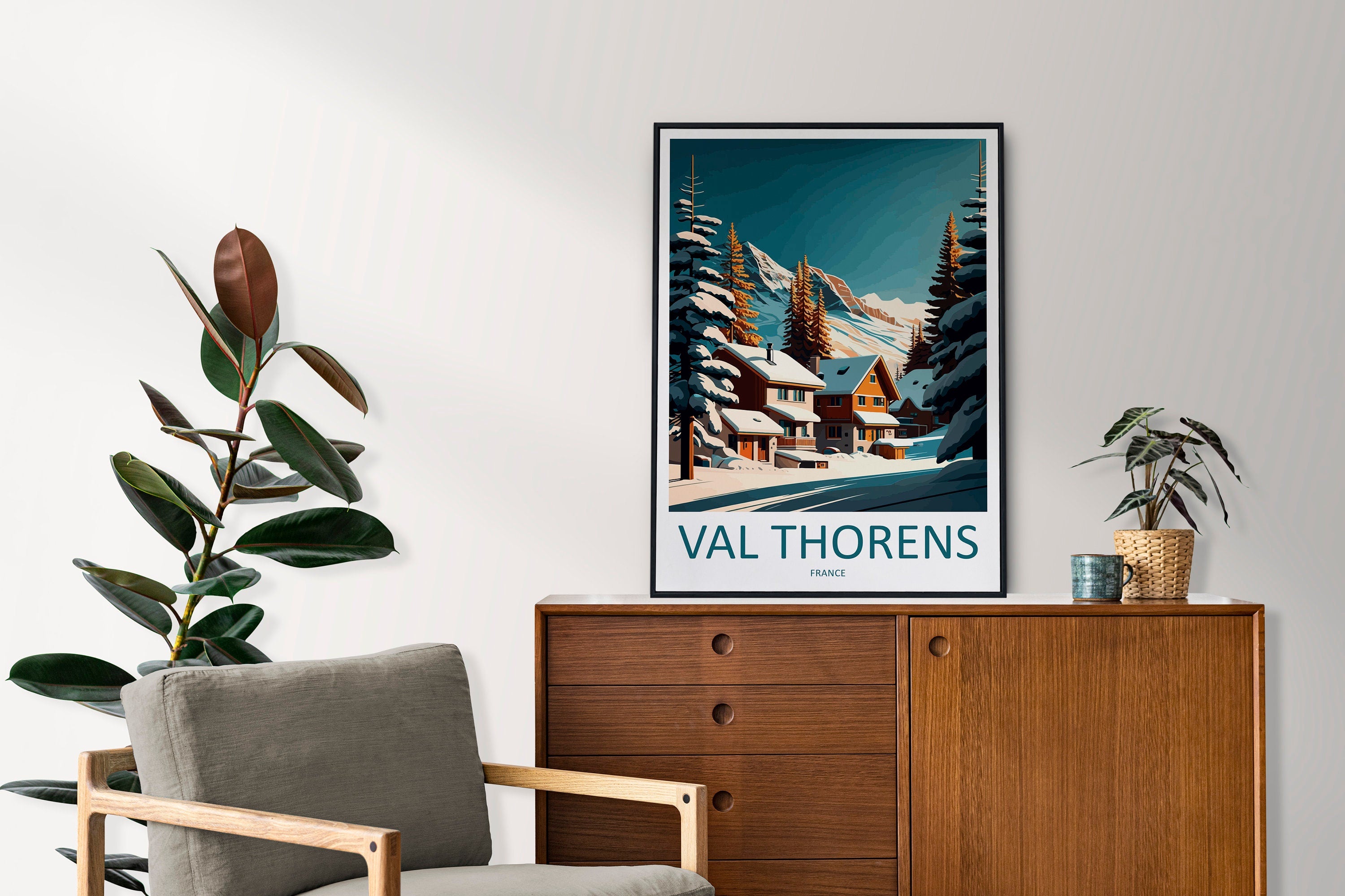 Val Thorens Travel Print