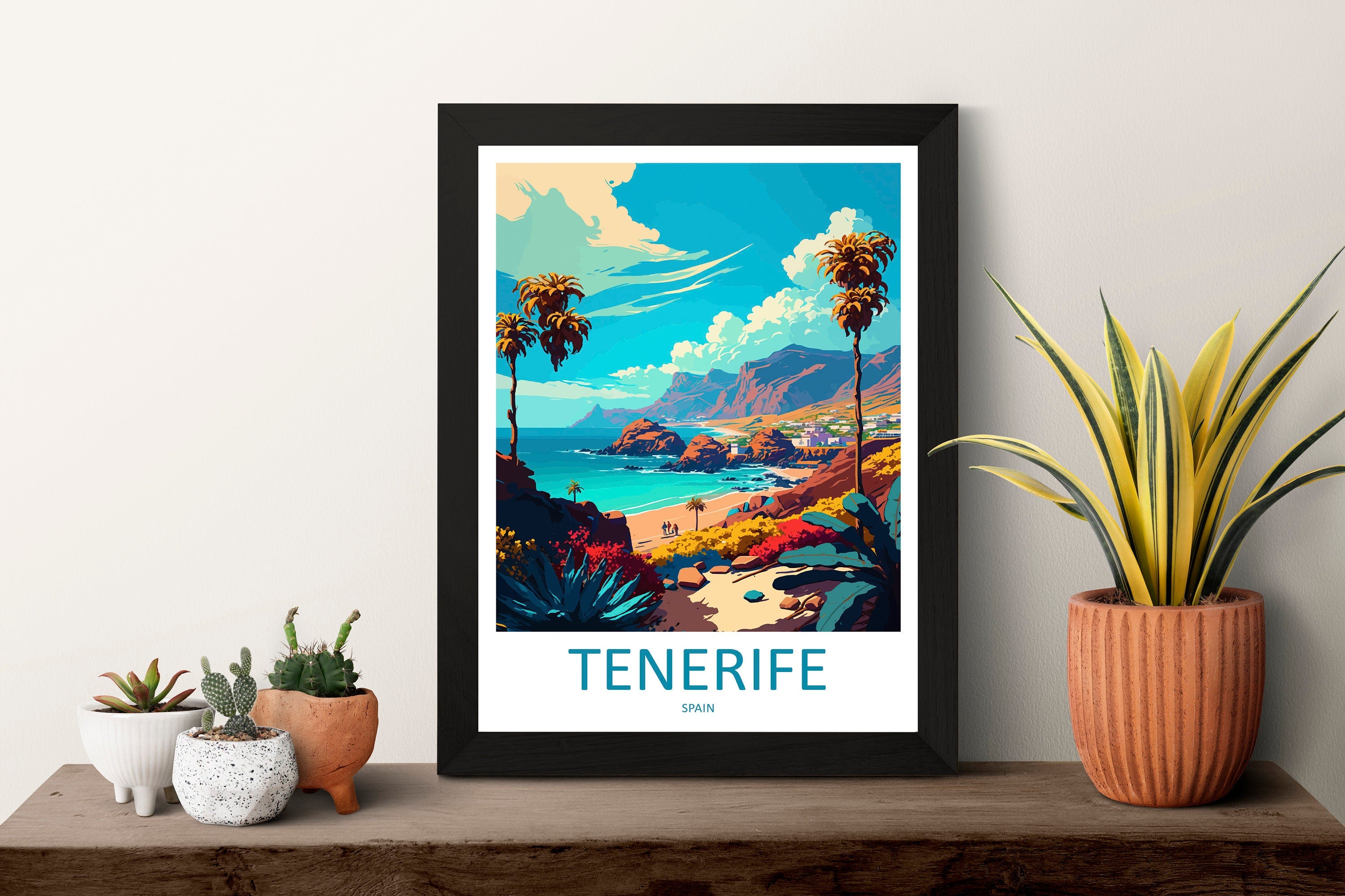 Tenerife Travel Print