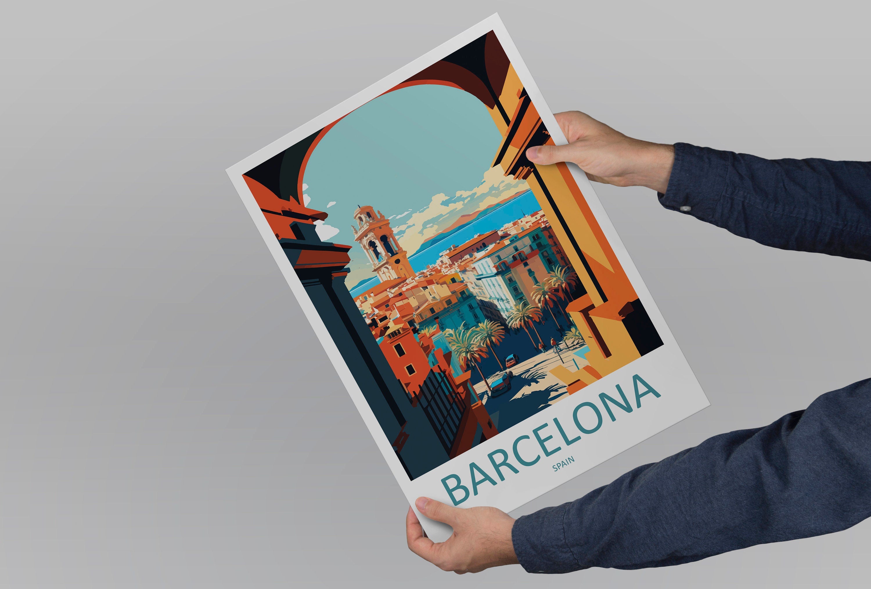 Barcelona Travel Print