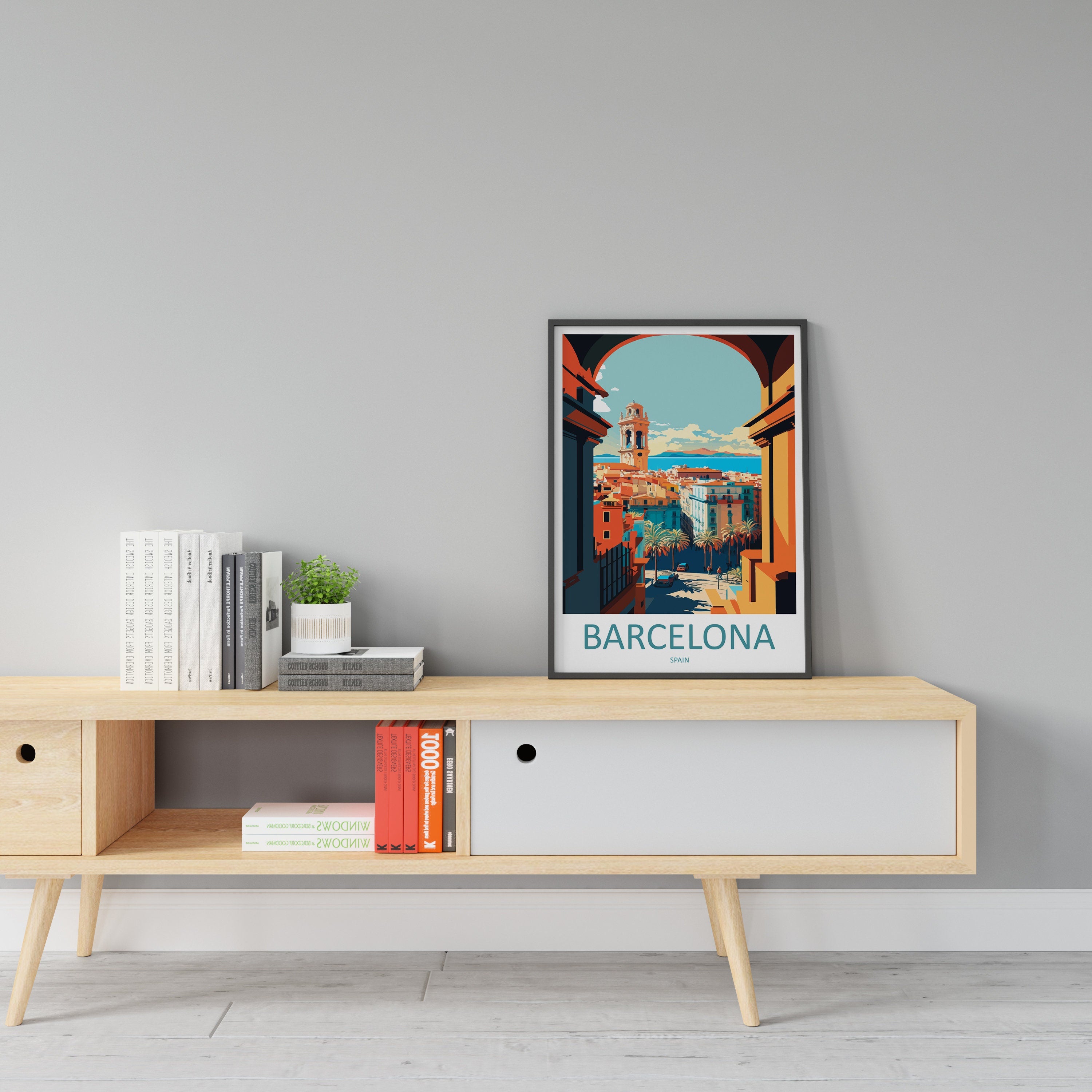 Barcelona Travel Print