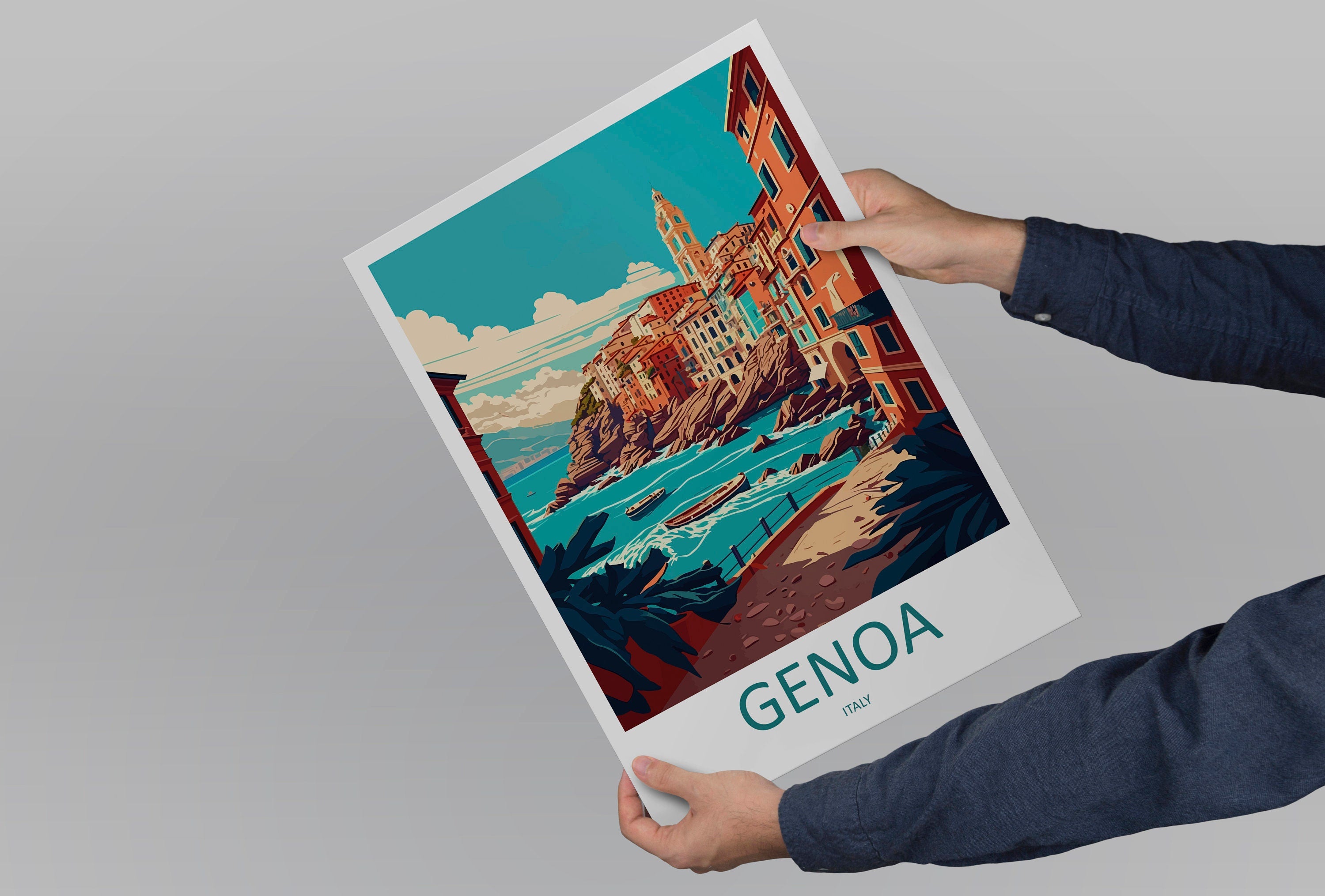 Genoa Travel Print