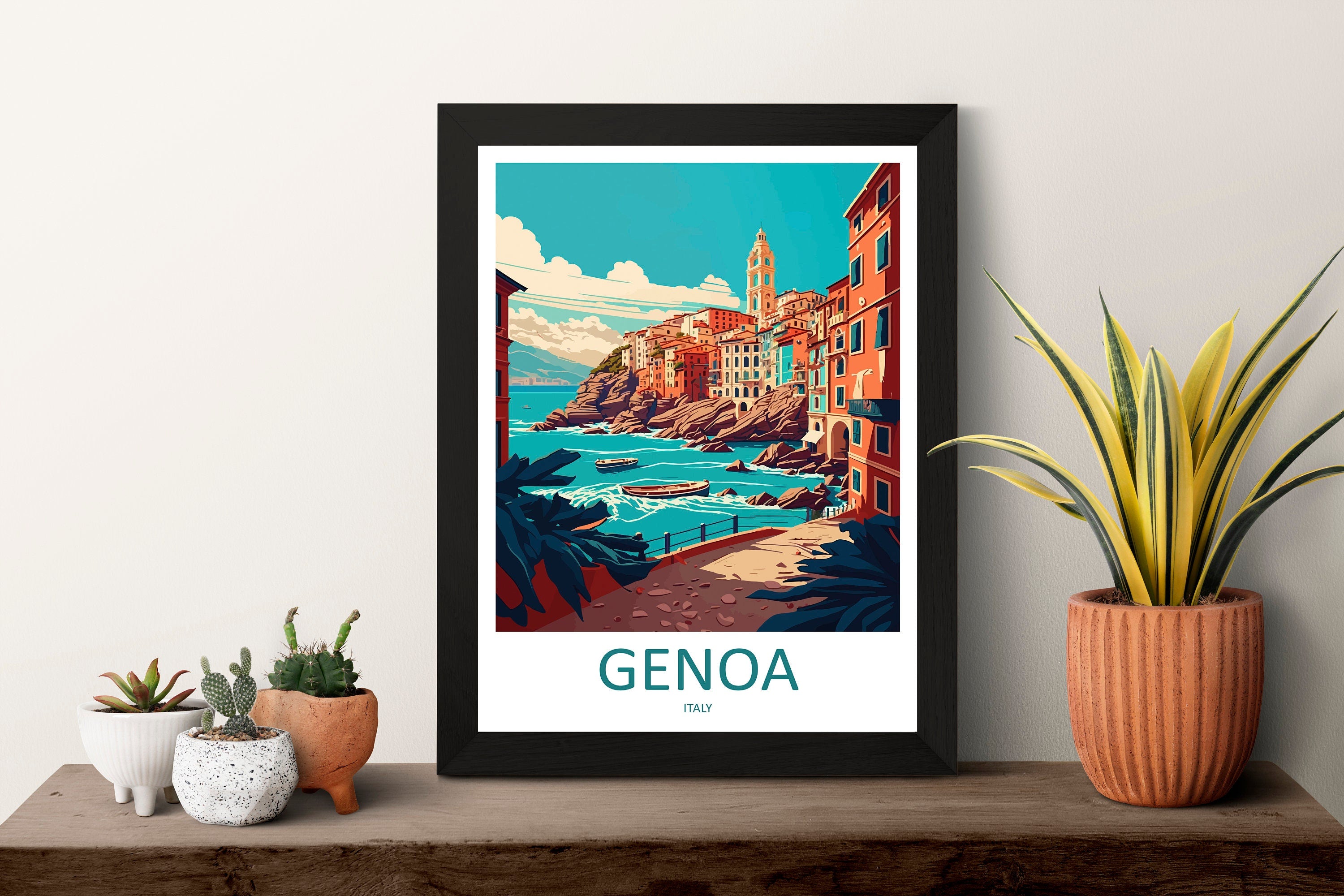 Genoa Travel Print