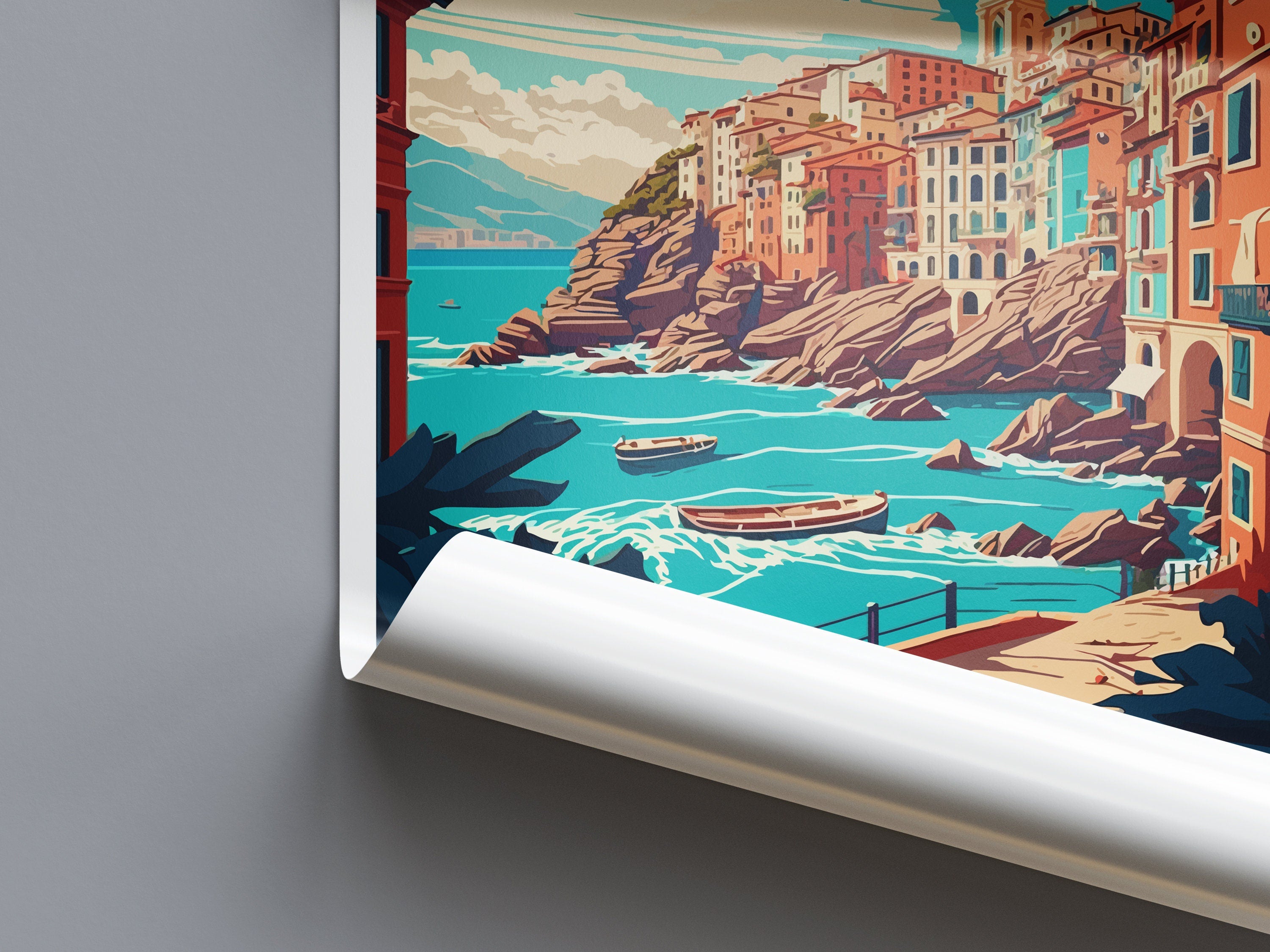 Genoa Travel Print