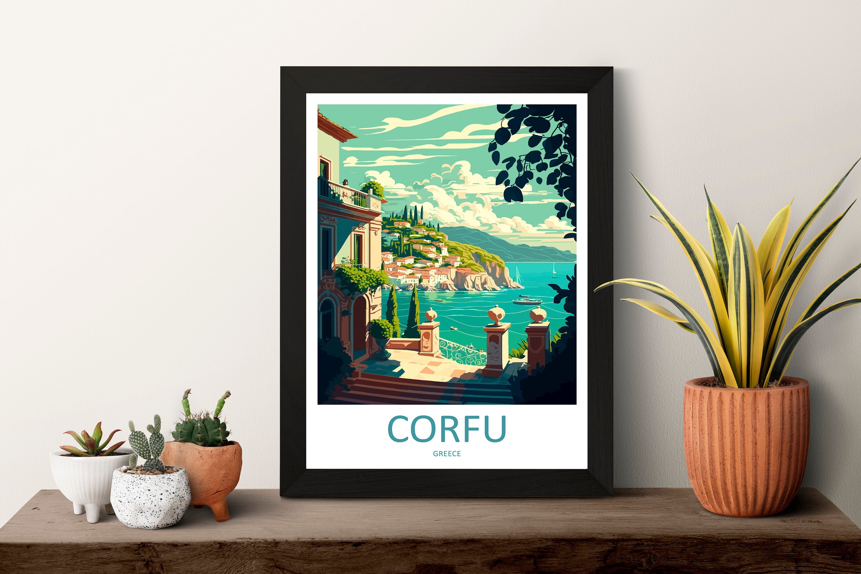 Corfu Travel Print