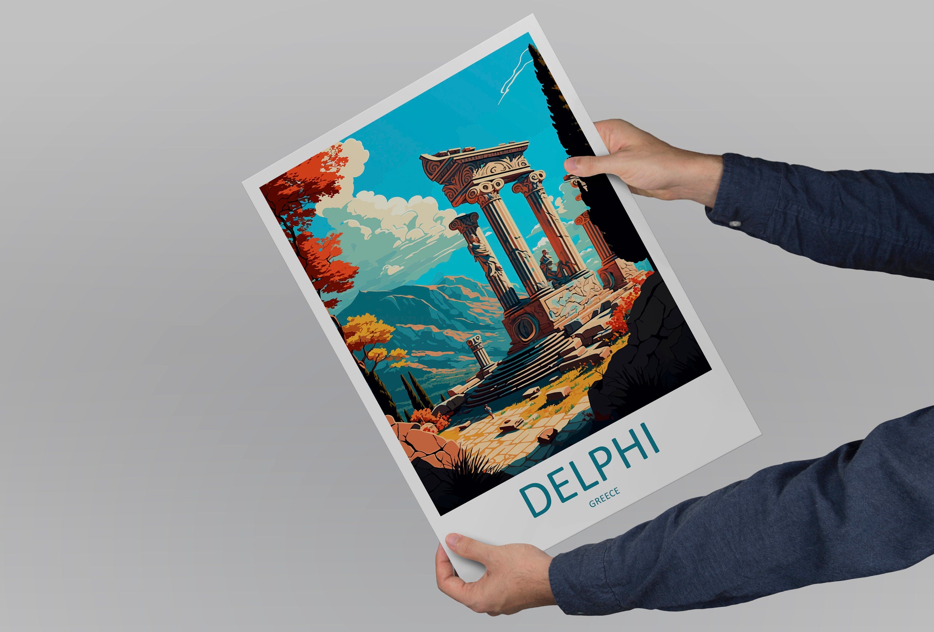 Delphi Travel Print