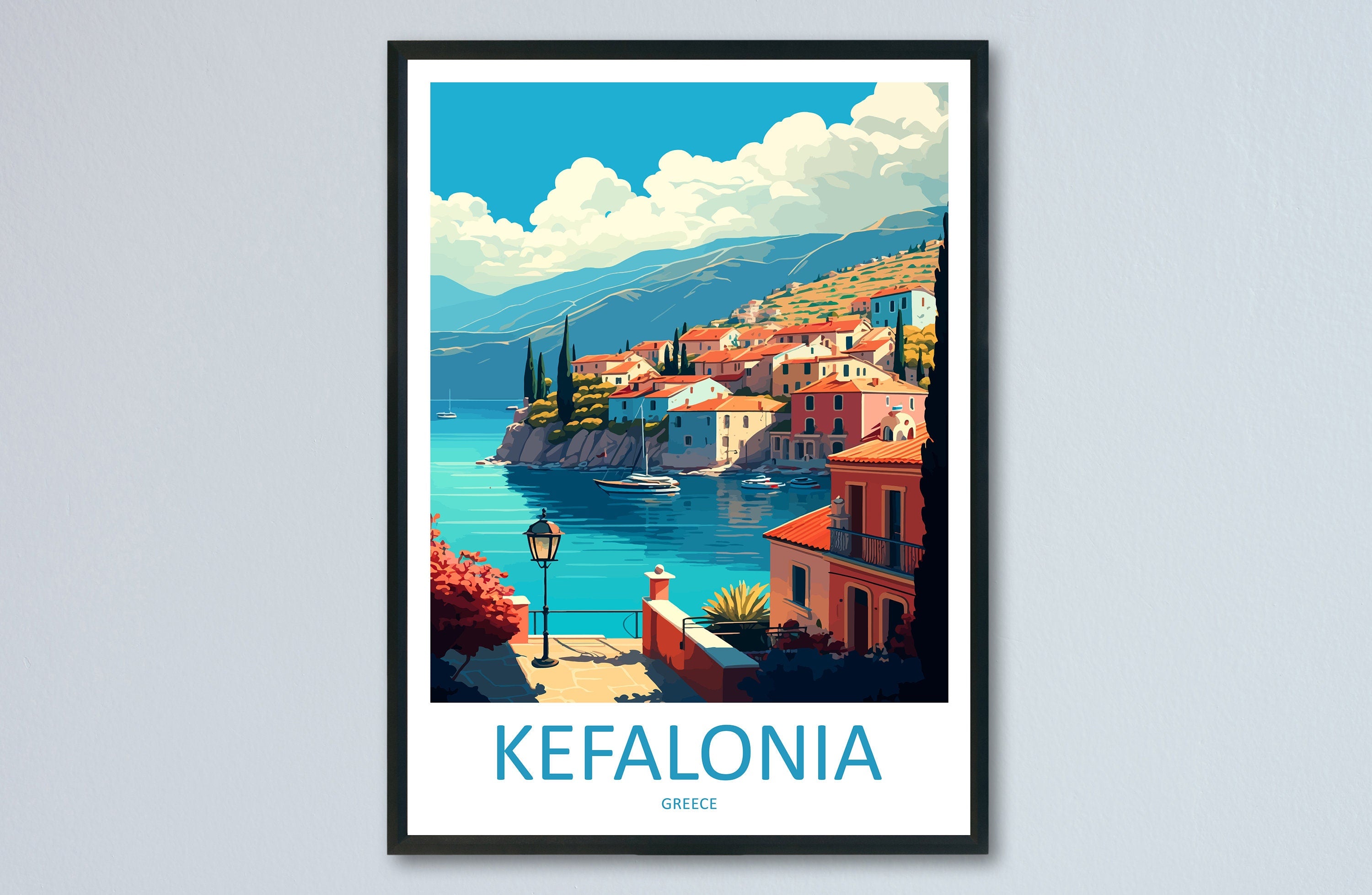 Kefalonia Travel Print