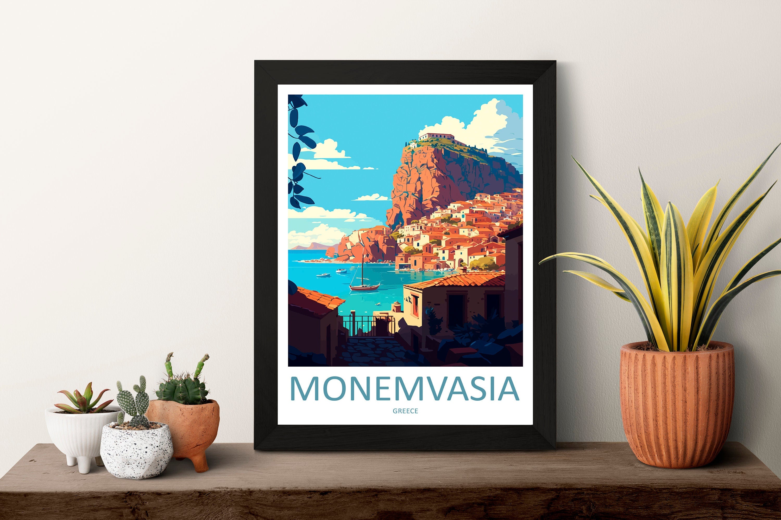 Monemvasia Travel Print