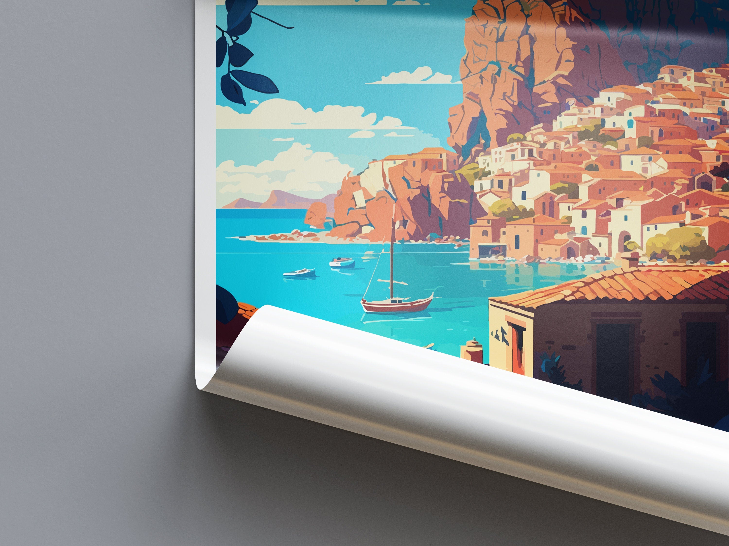 Monemvasia Travel Print