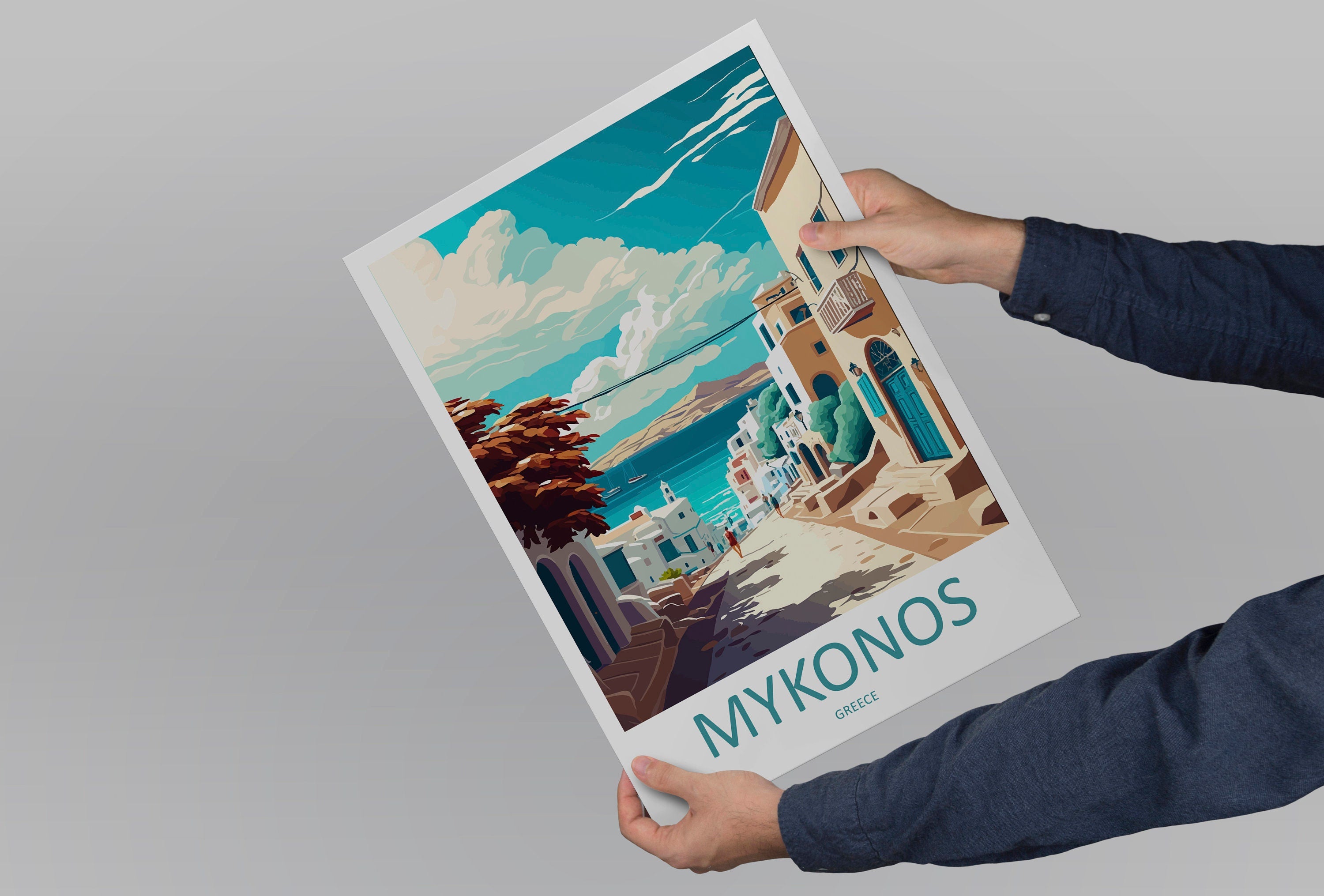 Mykonos Travel Print