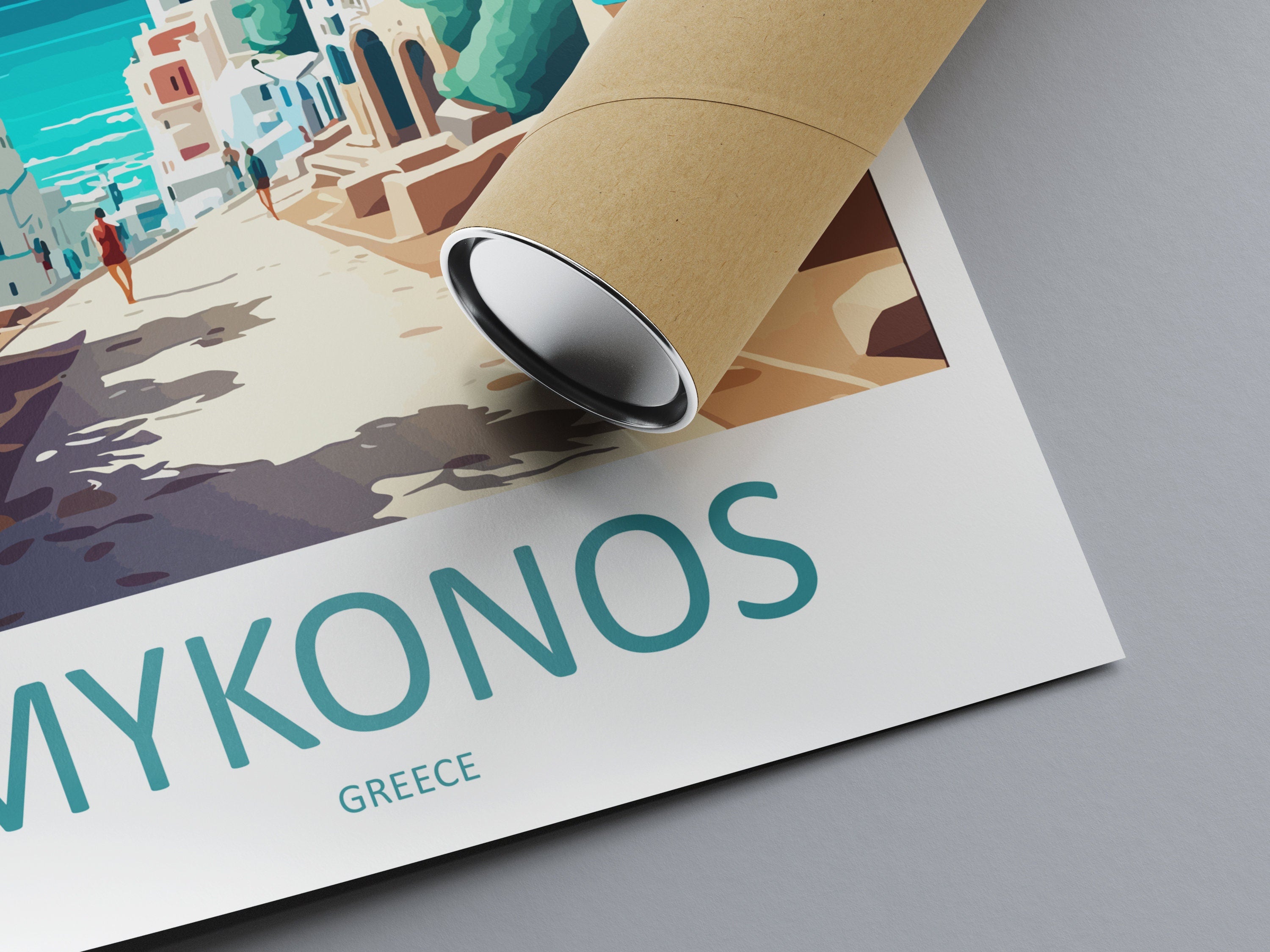 Mykonos Travel Print