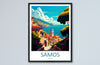 Samos Travel Print Wall Art Samos Greece Wall Hanging Home Decoration Samos Gift Art Lovers Wall Art Print Samos Greece Wall Poster Art