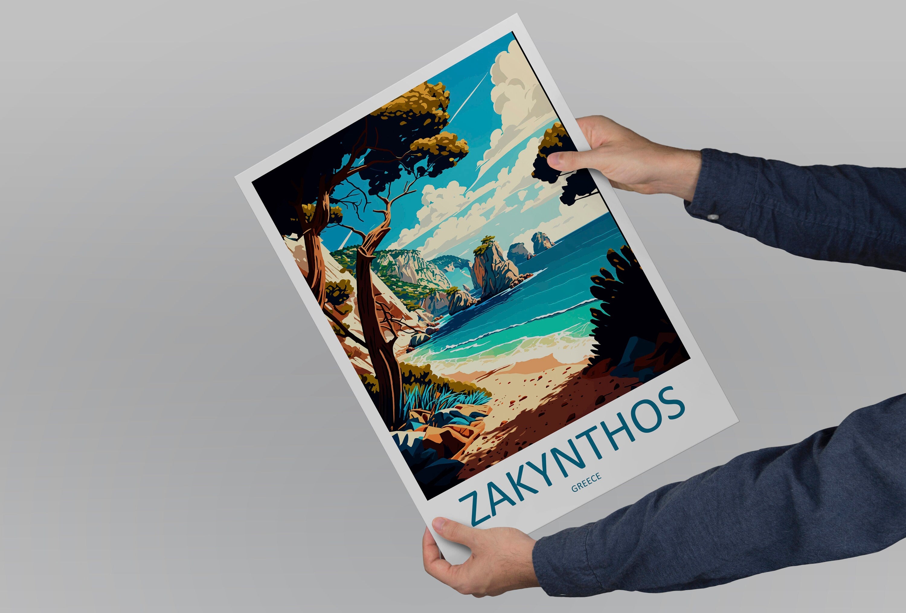 Zakynthos Travel Print