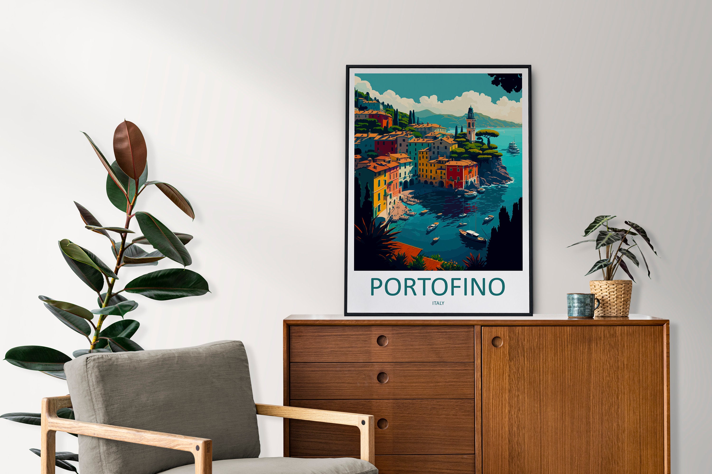 Portofino Travel Print