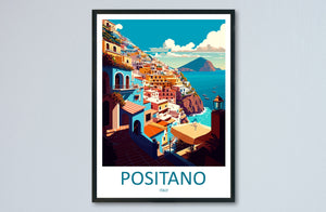 Positano Travel Print