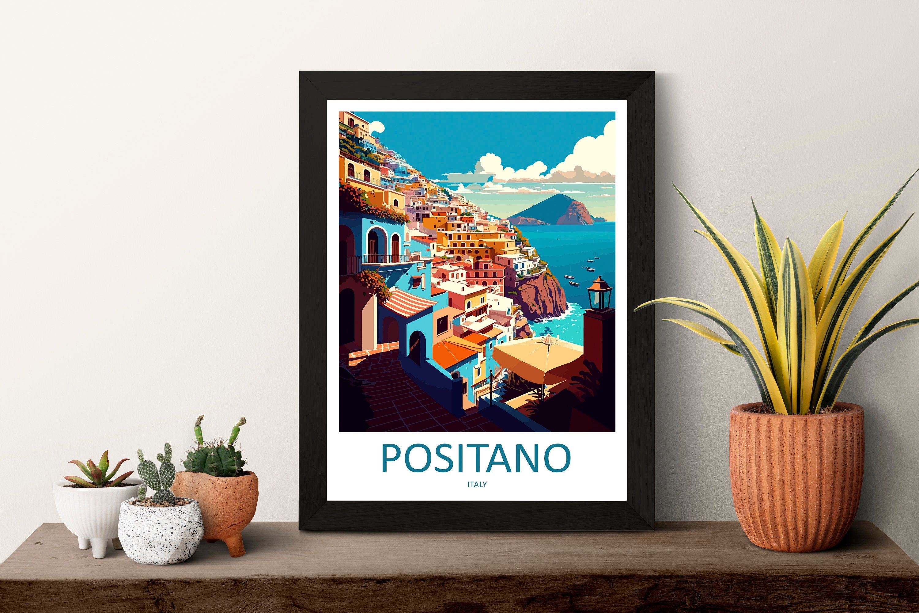 Positano Travel Print