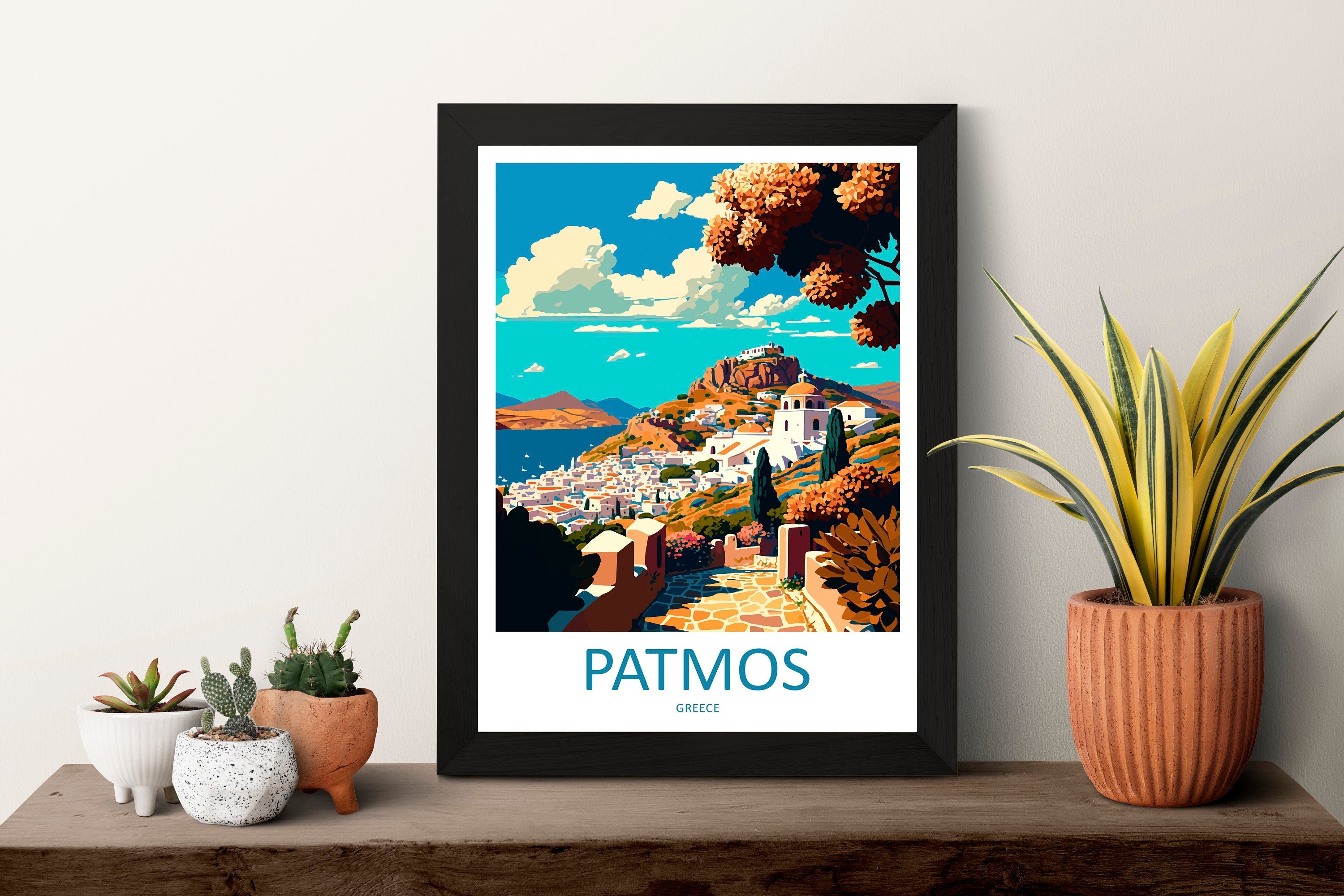 Patmos Travel Print