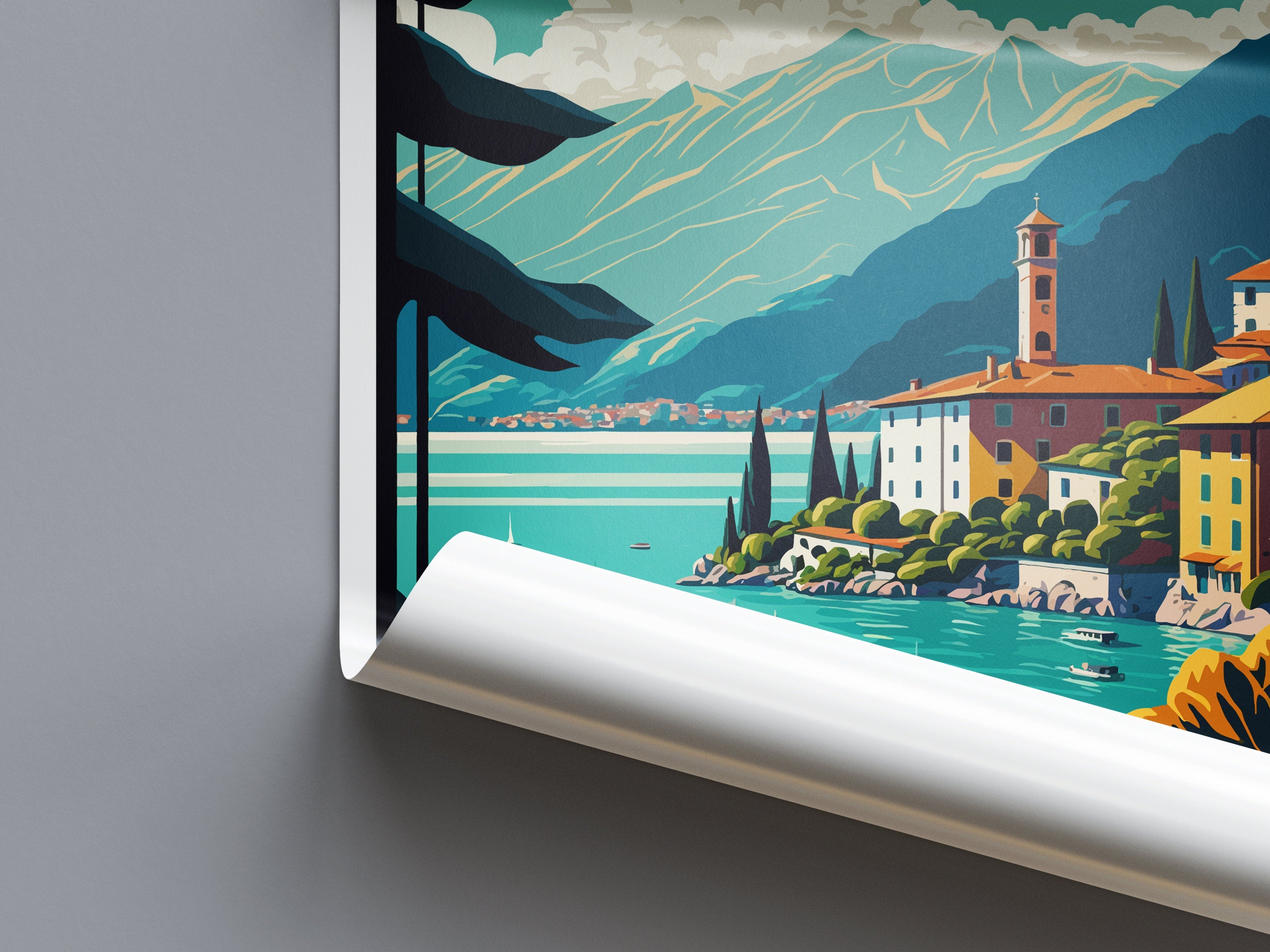 Lake Como Travel Print