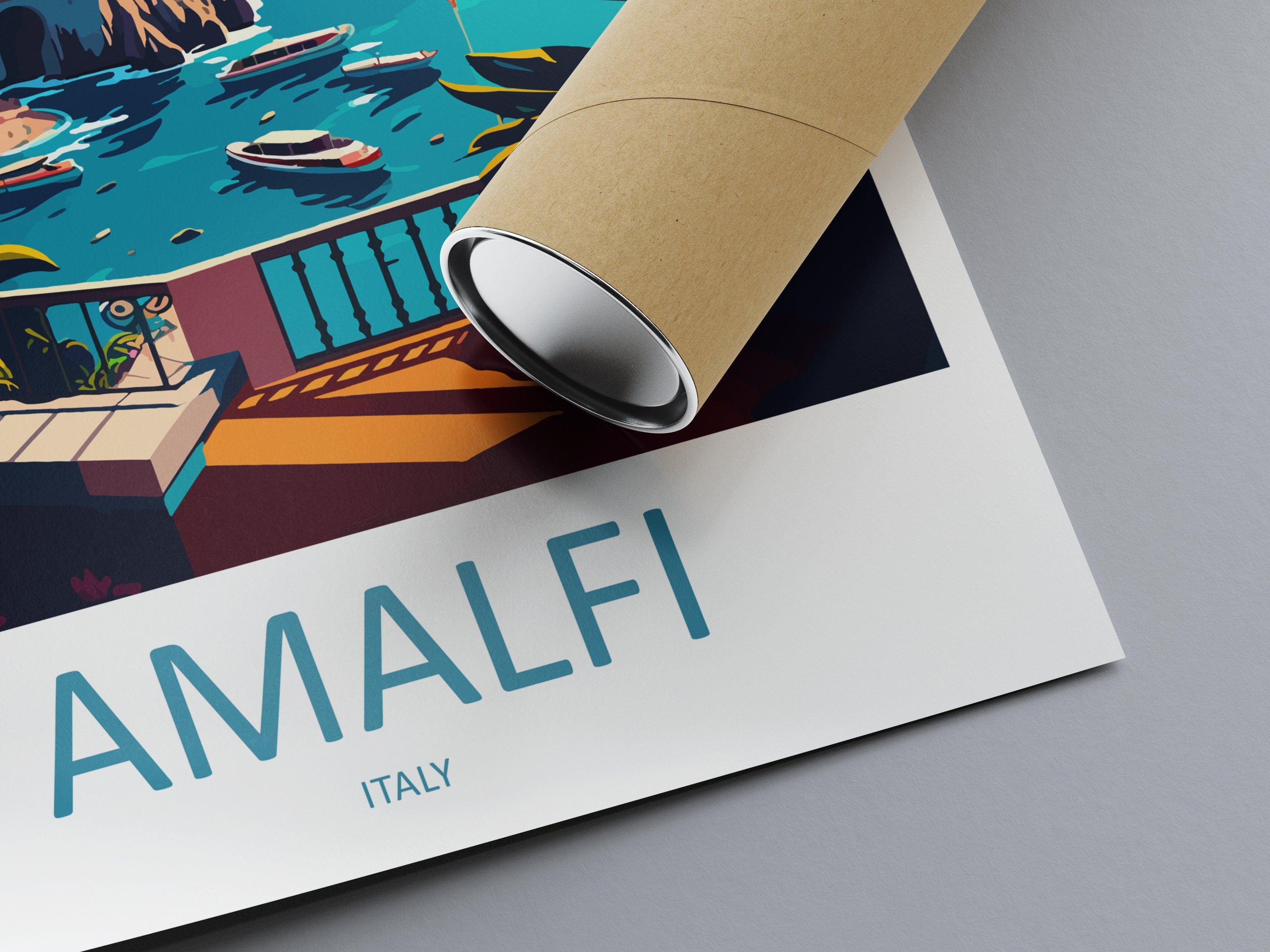 Amalfi Travel Print