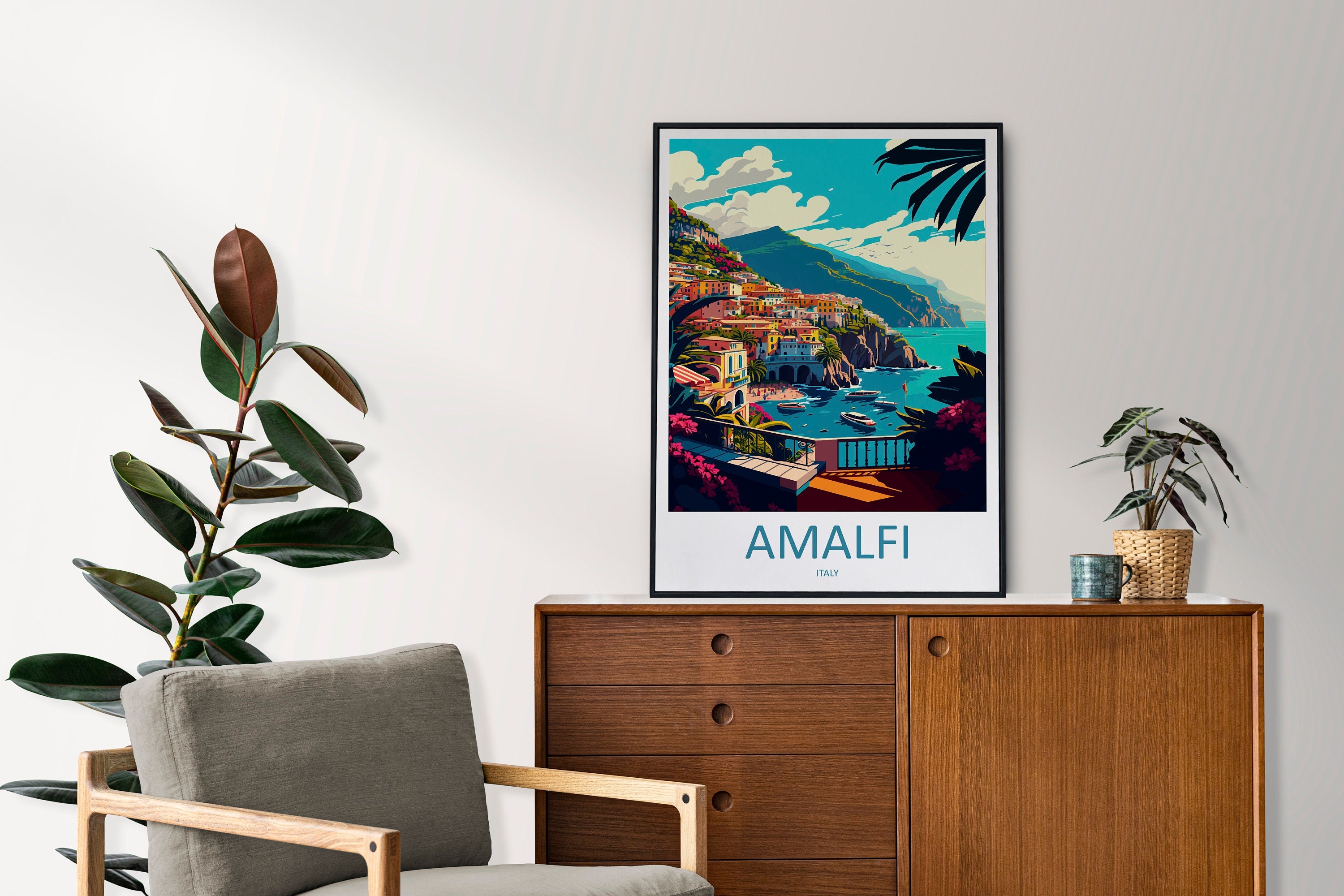 Amalfi Travel Print