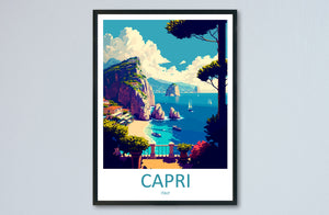 Capri Travel Print