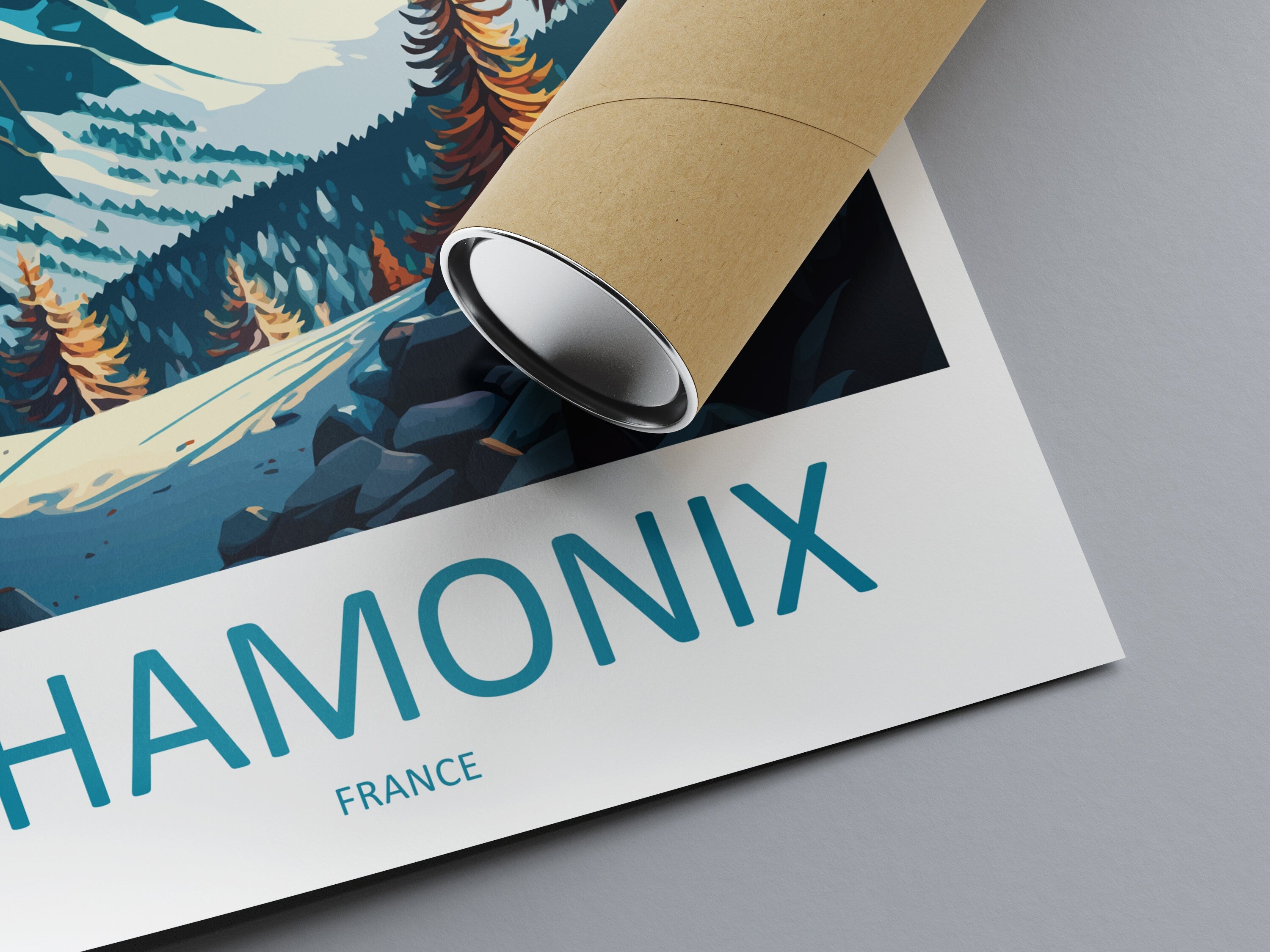 Chamonix Travel Print