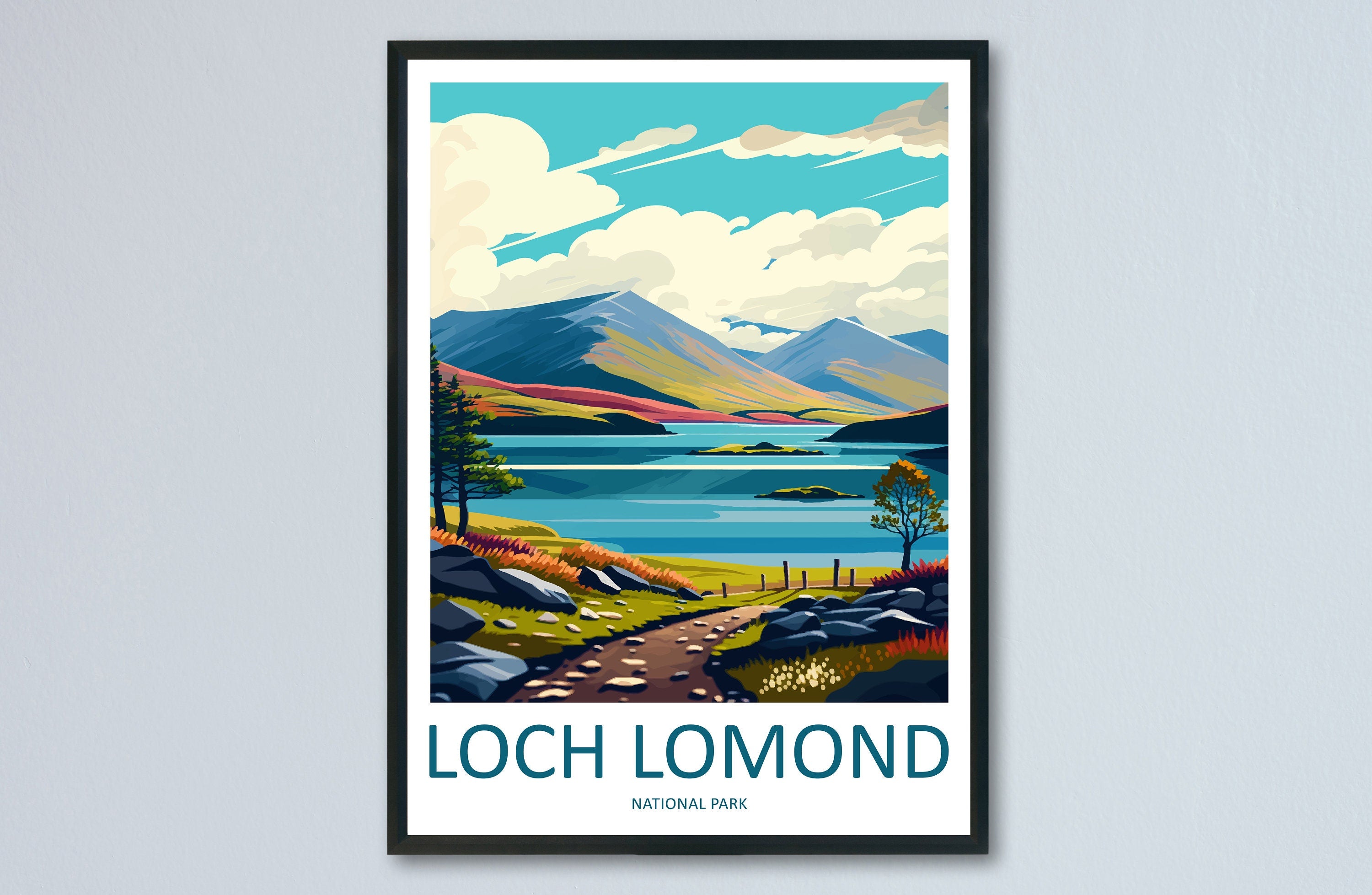 Loch Lomond Travel Print