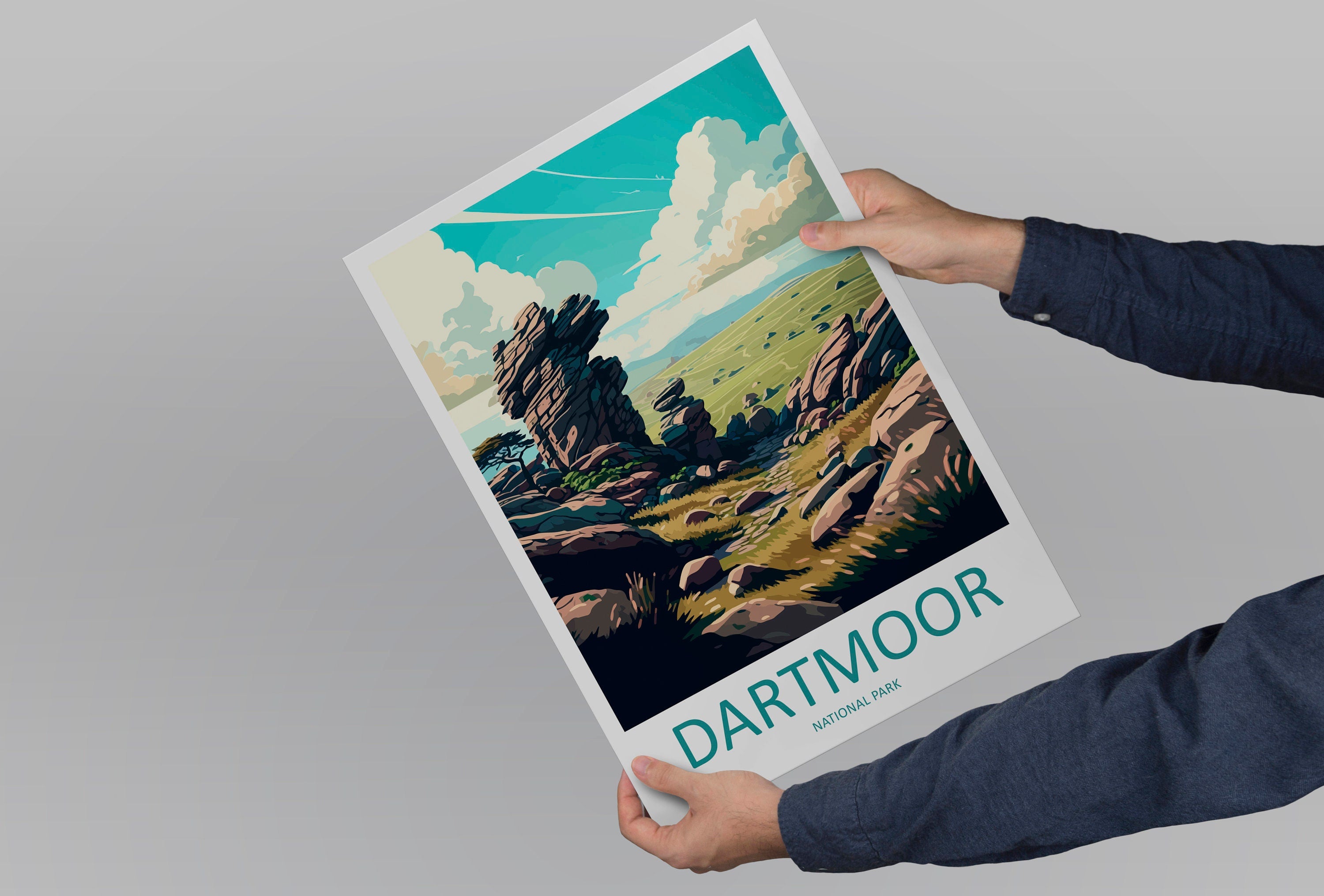 Dartmoor Travel Print