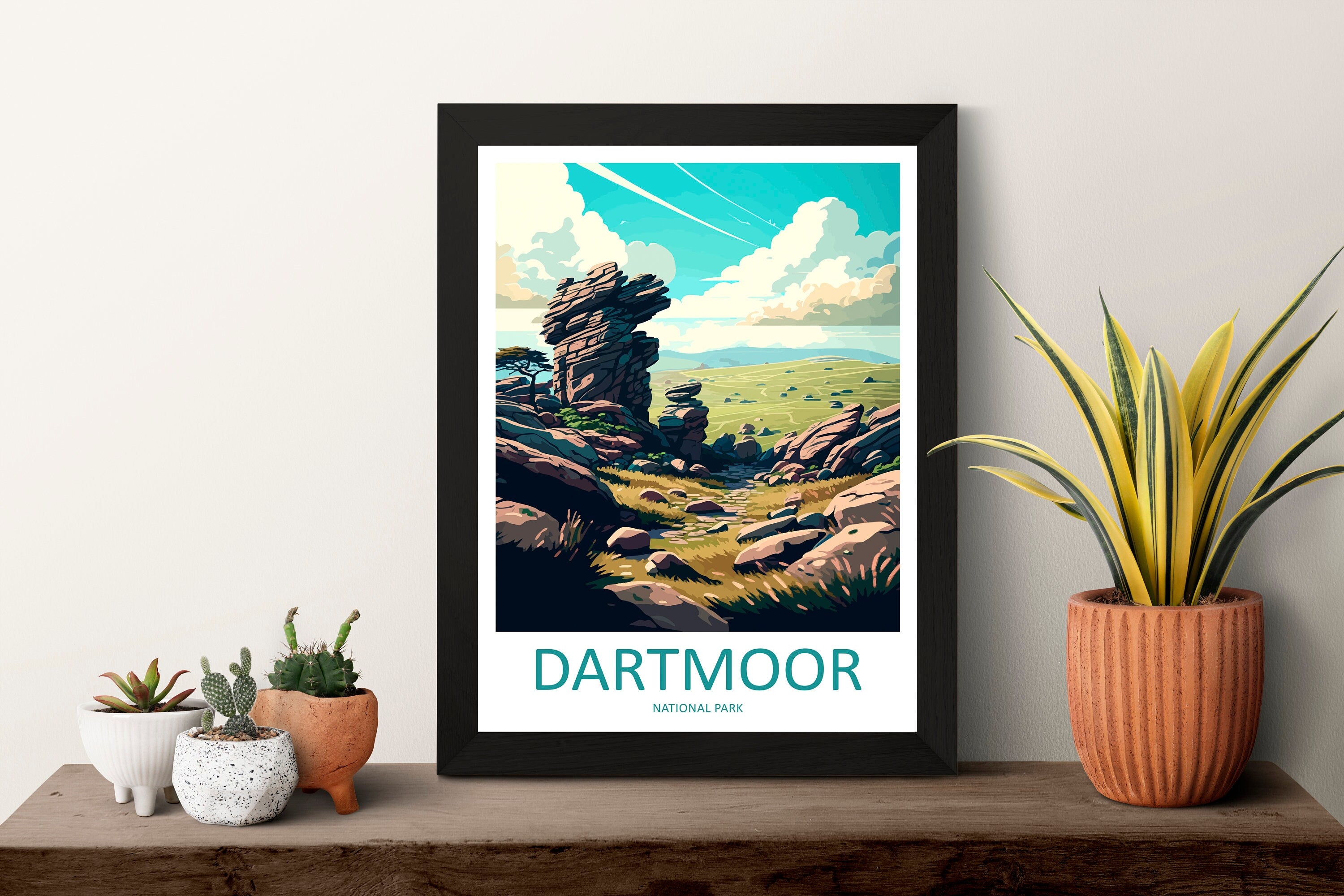 Dartmoor Travel Print