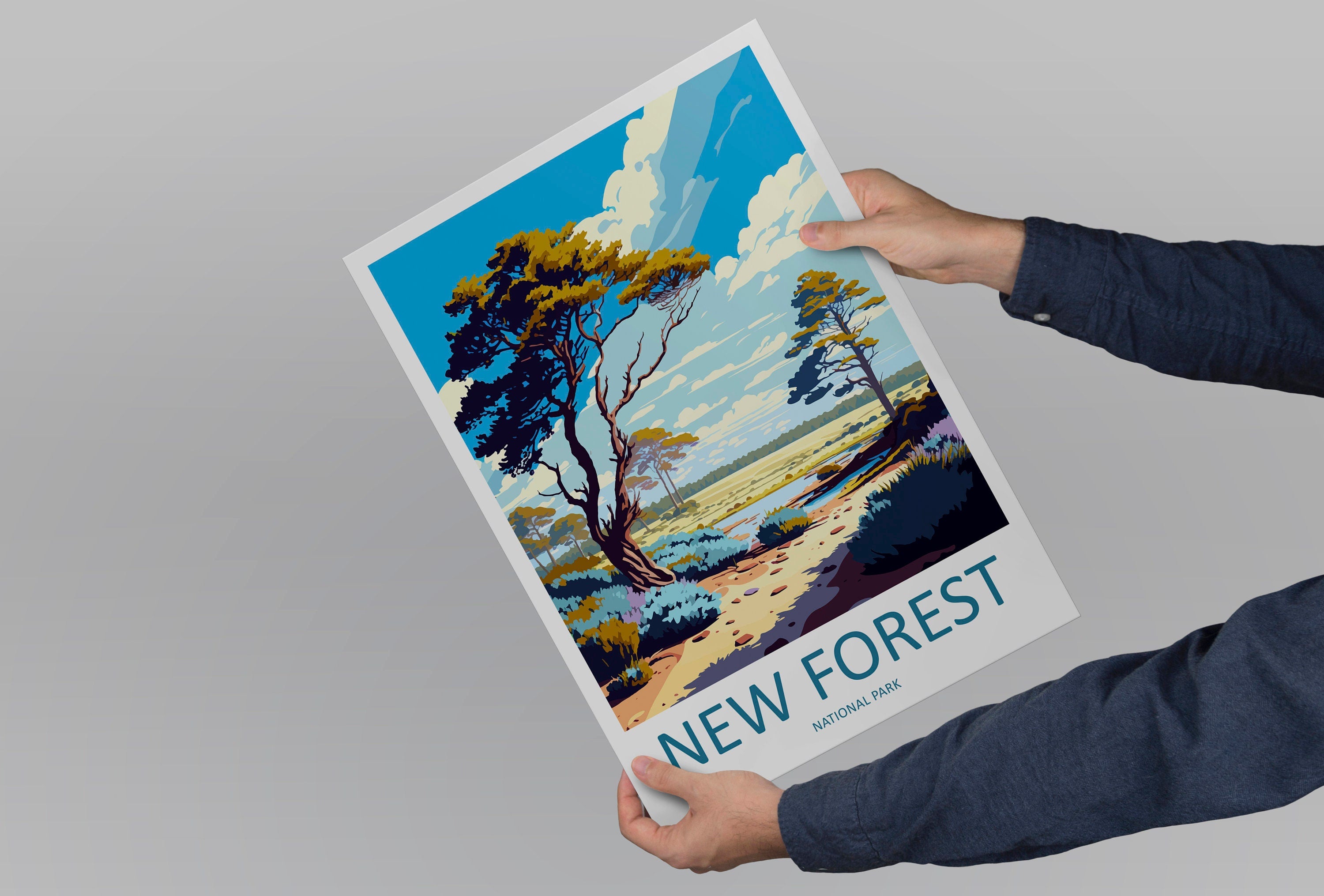 New Forest Travel Print