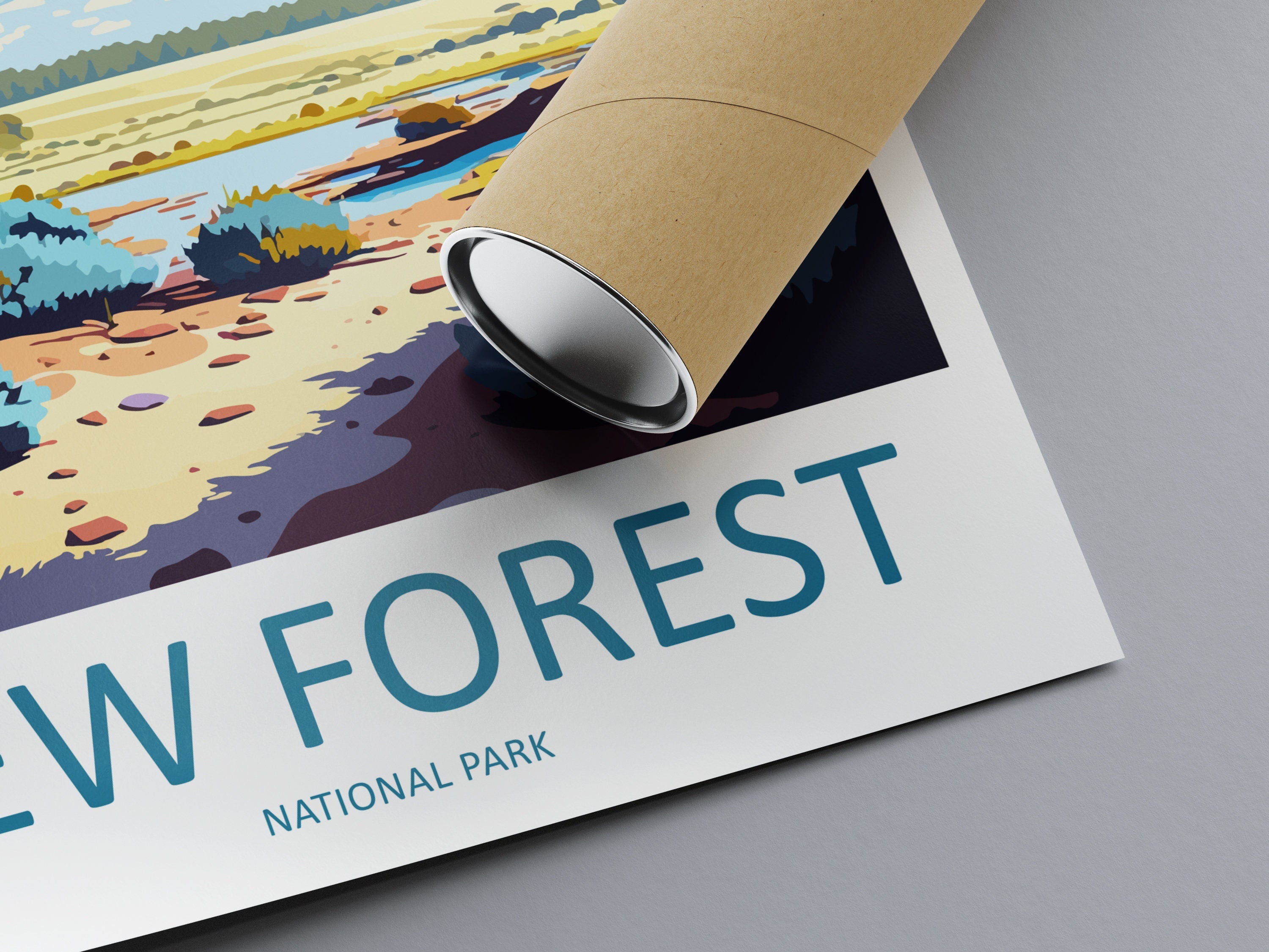 New Forest Travel Print