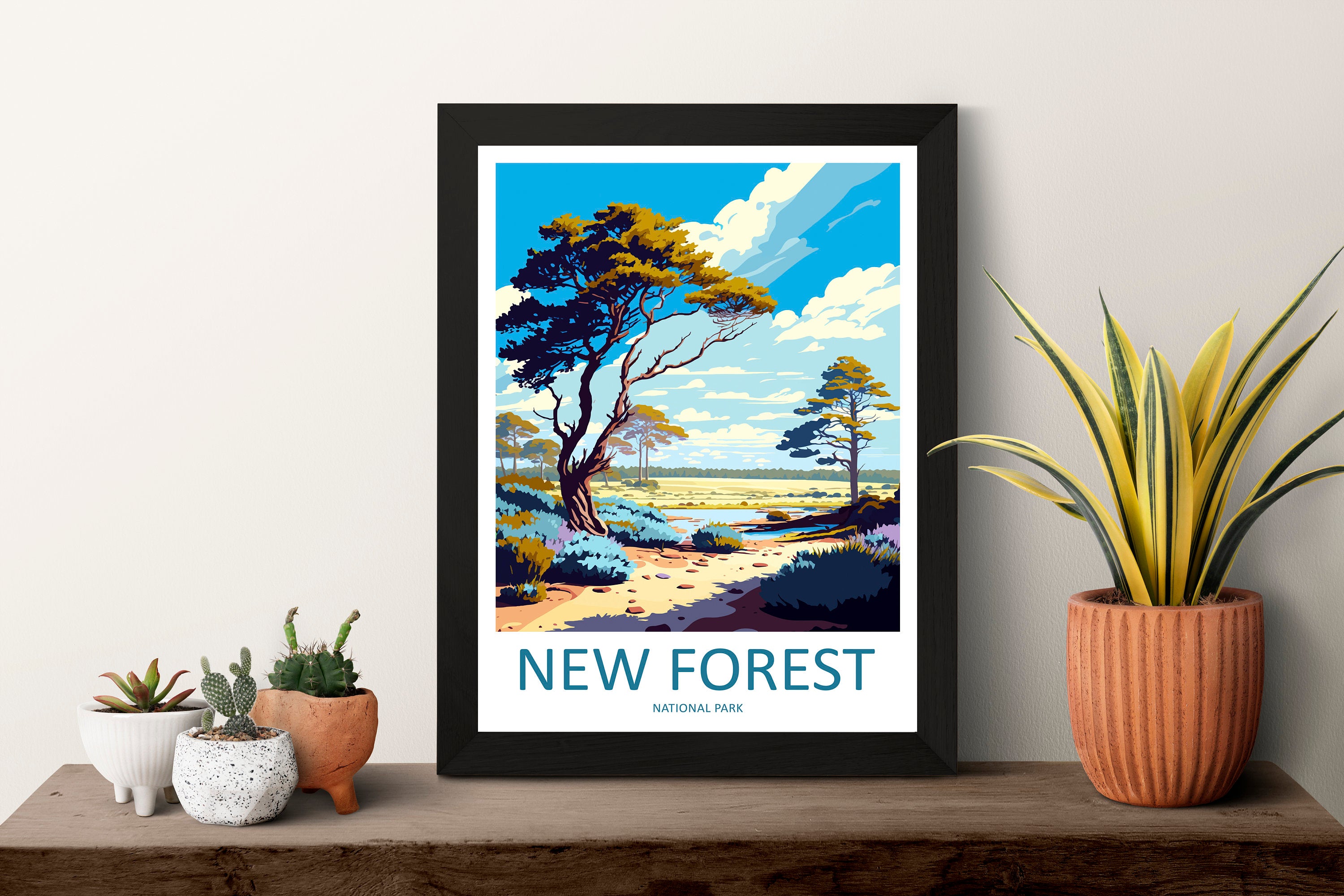 New Forest Travel Print