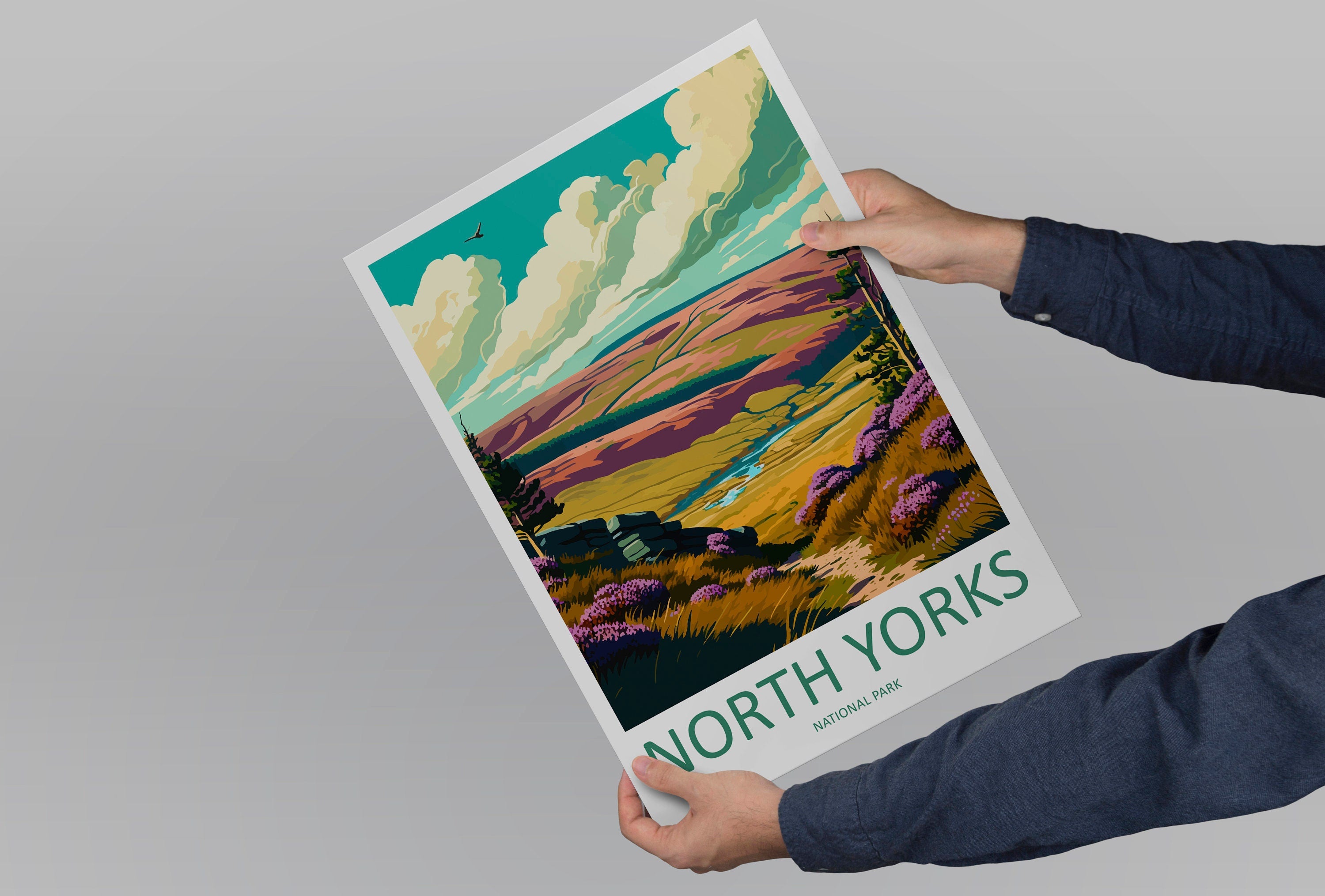 North York Moors Travel Print