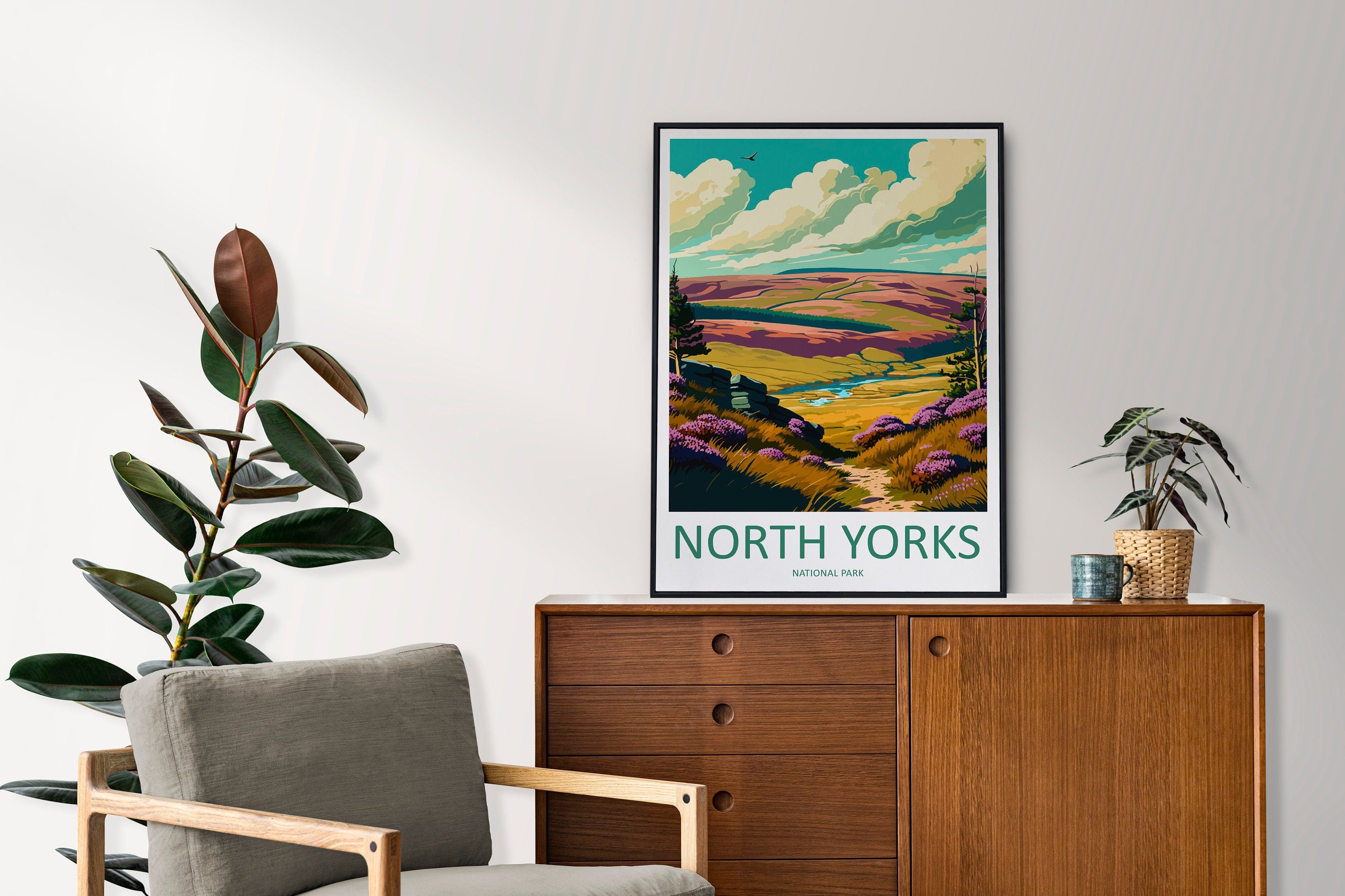 North York Moors Travel Print