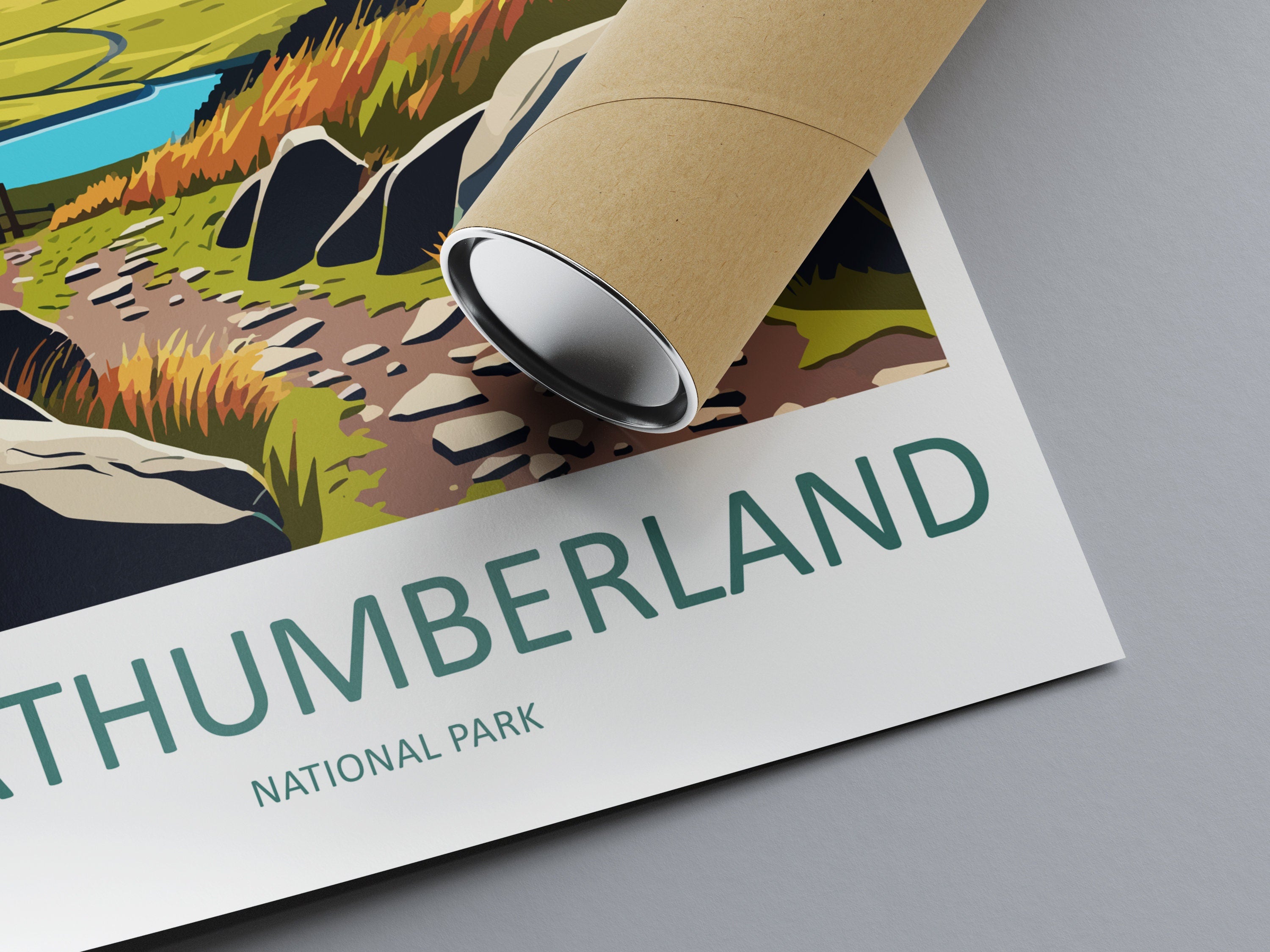 Northumberland Travel Print