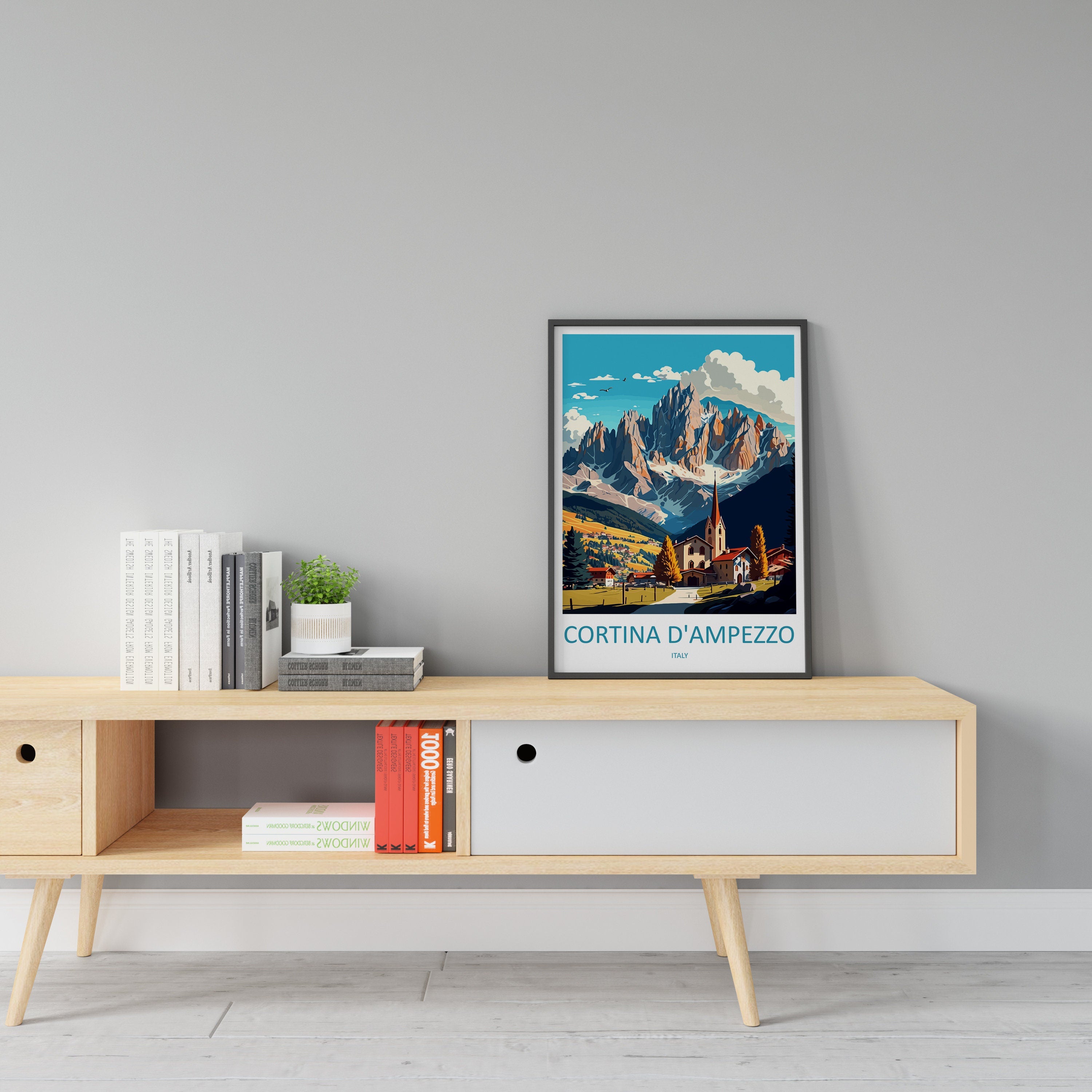 Cortina d'ampezzo Travel Print