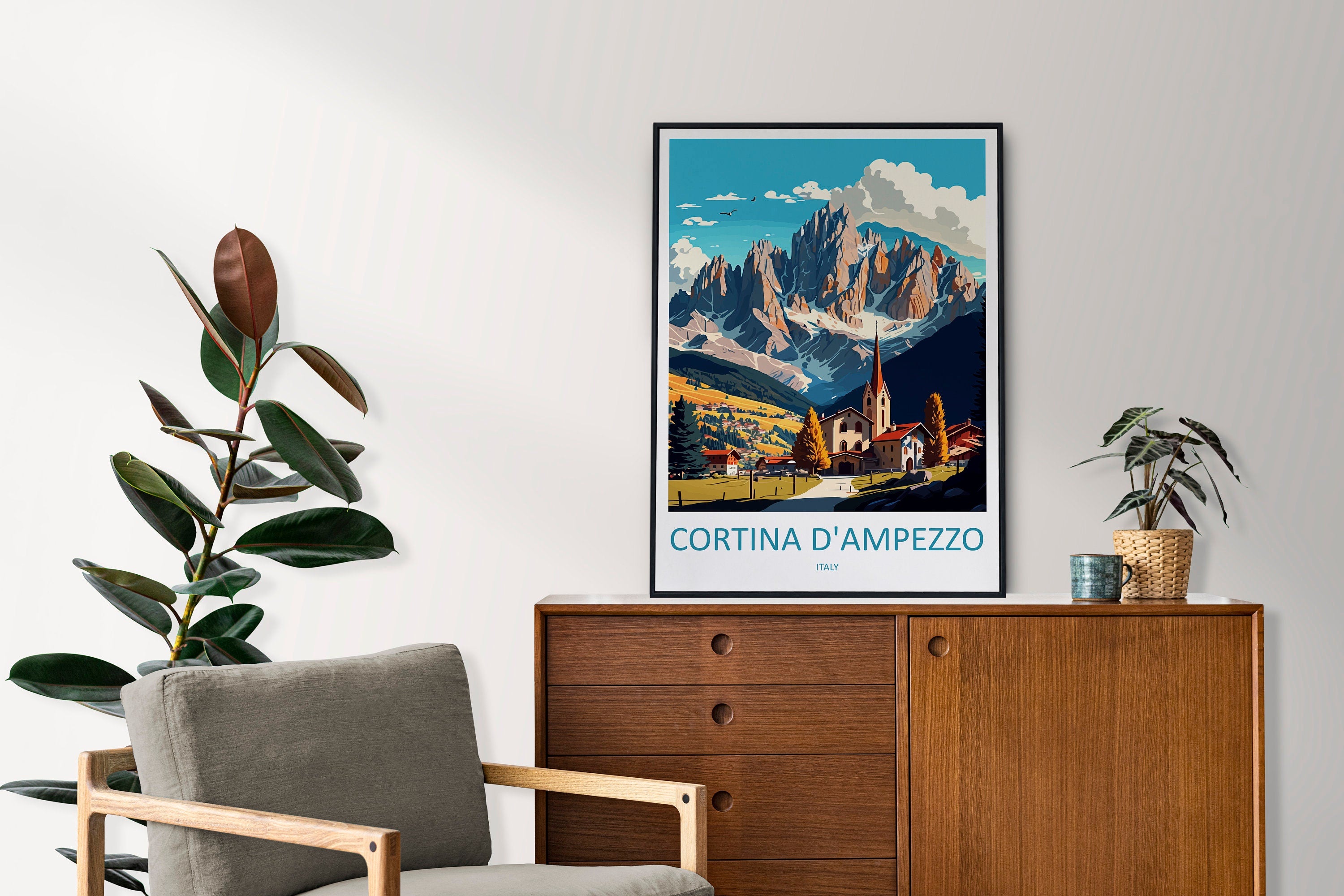 Cortina d'ampezzo Travel Print