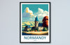 Normandy Travel Print