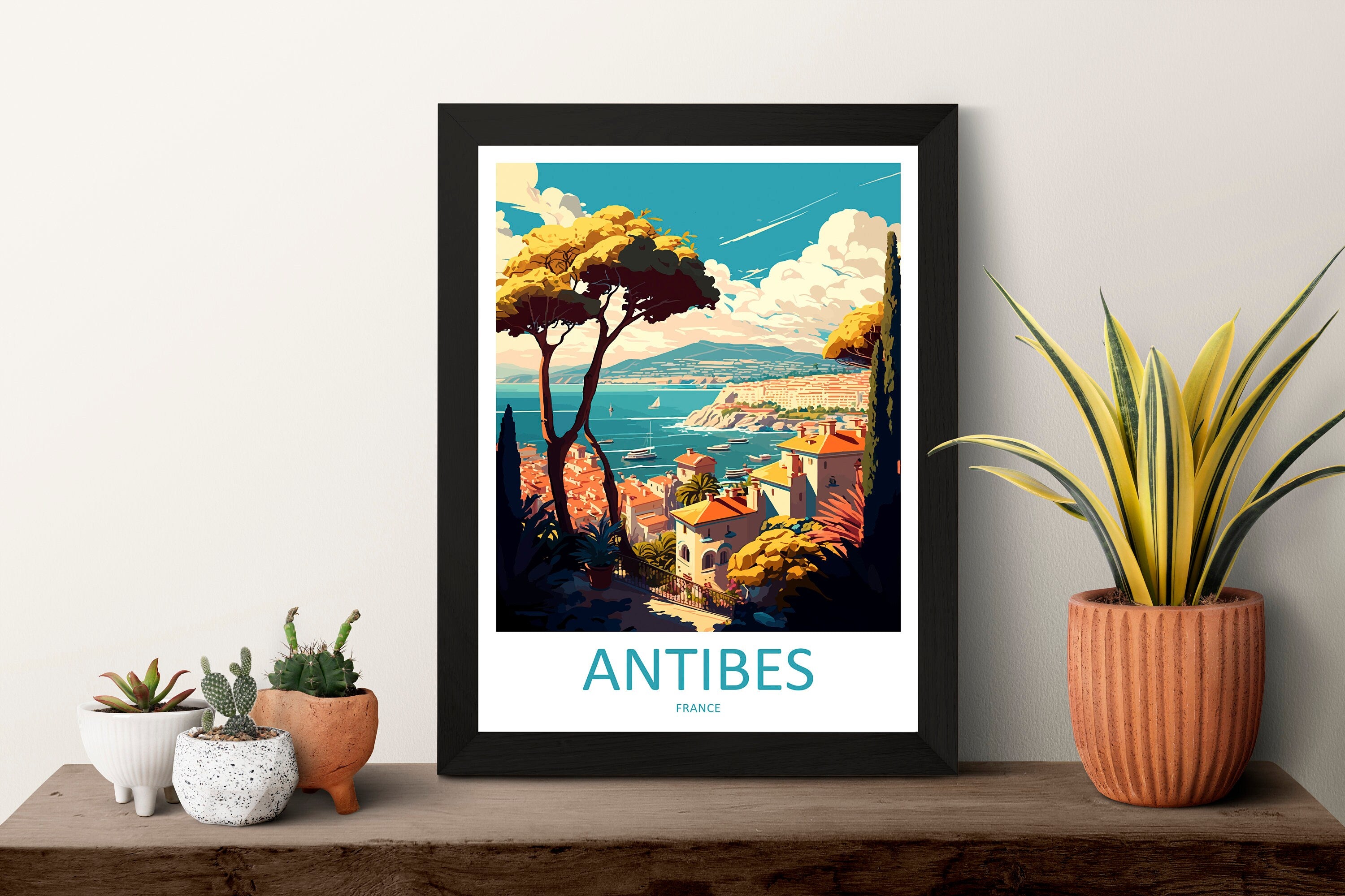 Antibes Travel Print