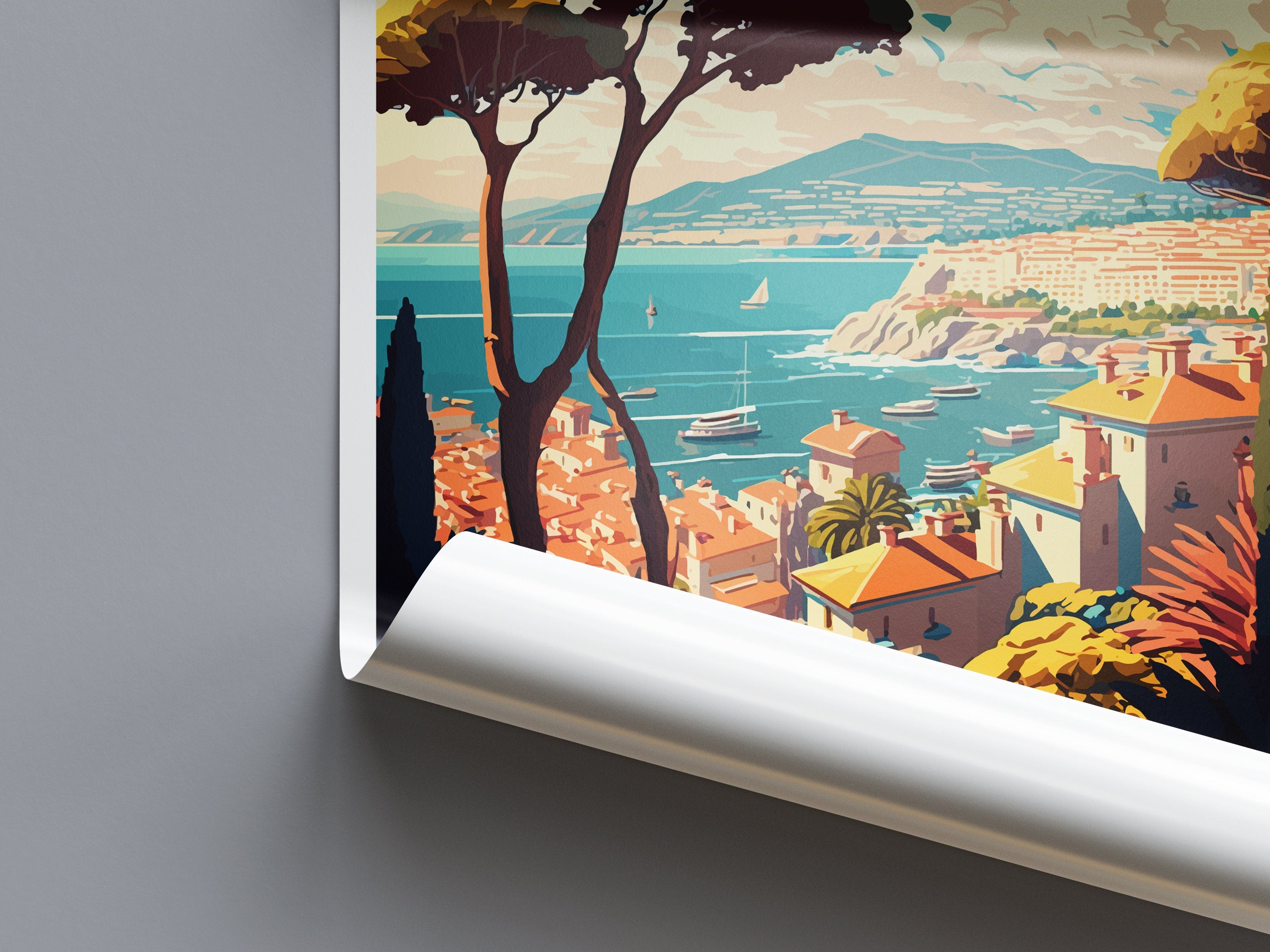 Antibes Travel Print