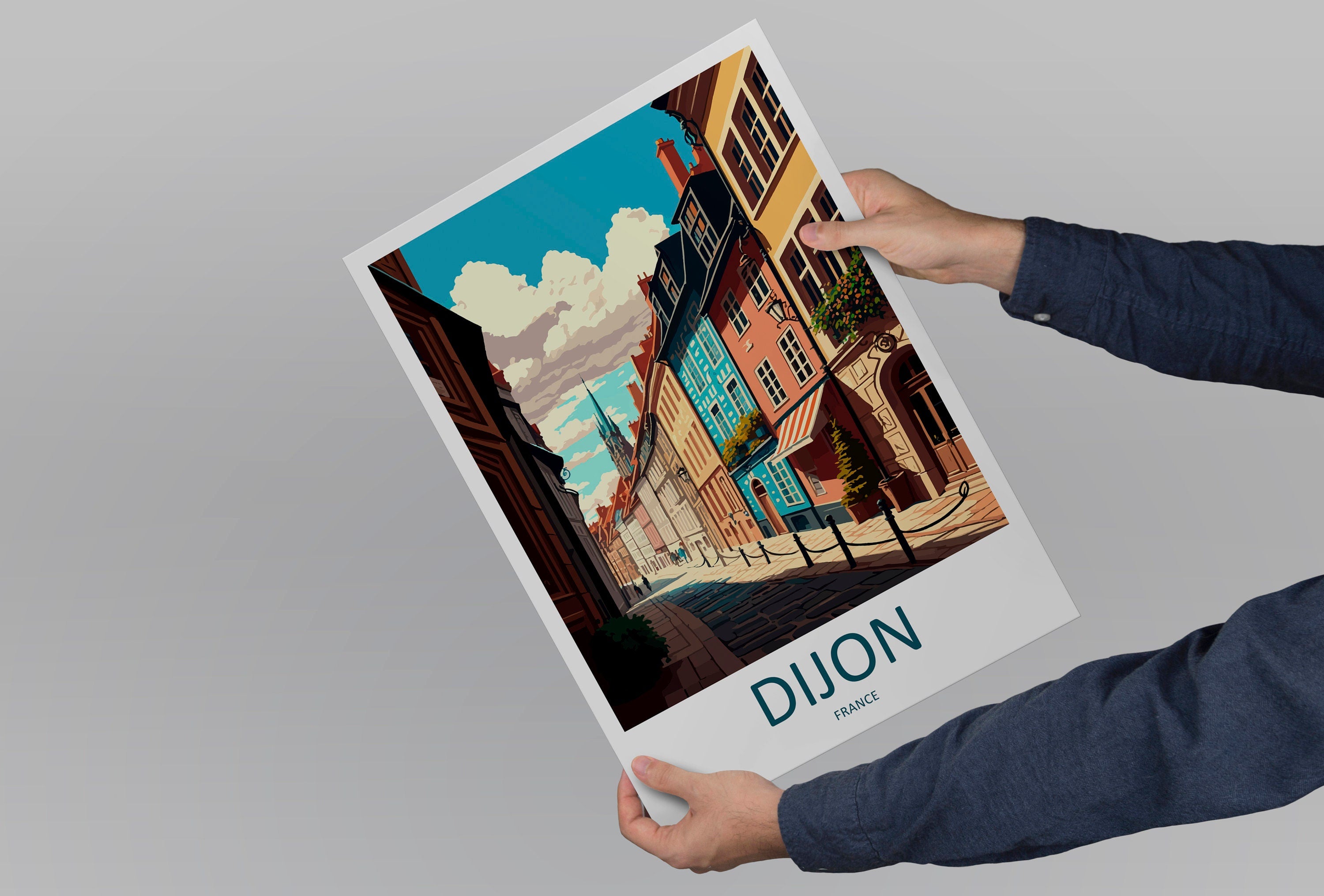 Dijon Travel Print