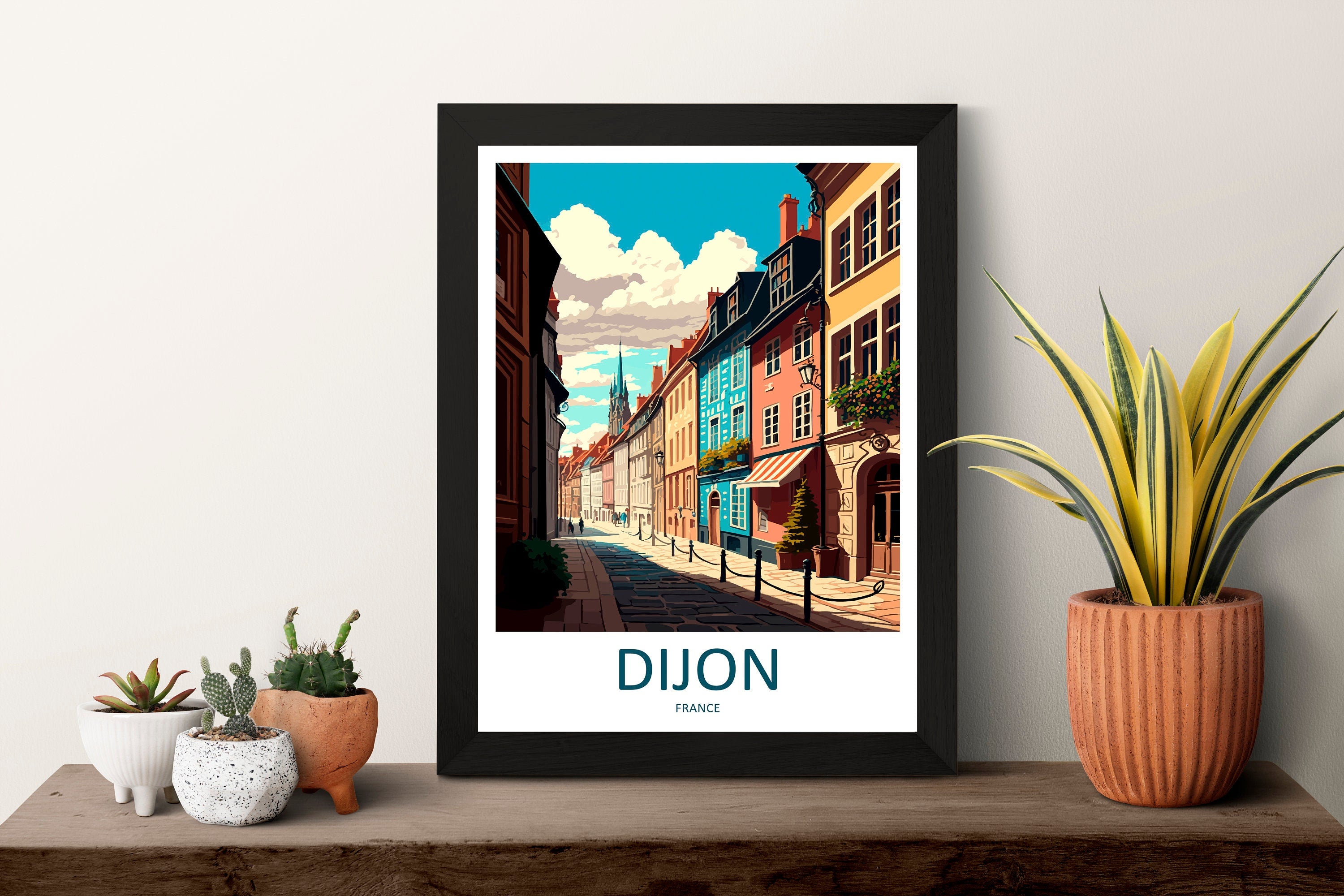 Dijon Travel Print