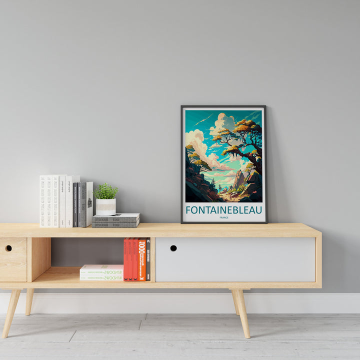 Fontainebleau Travel Print Wall Art Fontainebleau Wall Hanging Home Décor Fontainebleau Gift Art Lovers France Art Lover Gift Fontainebleau