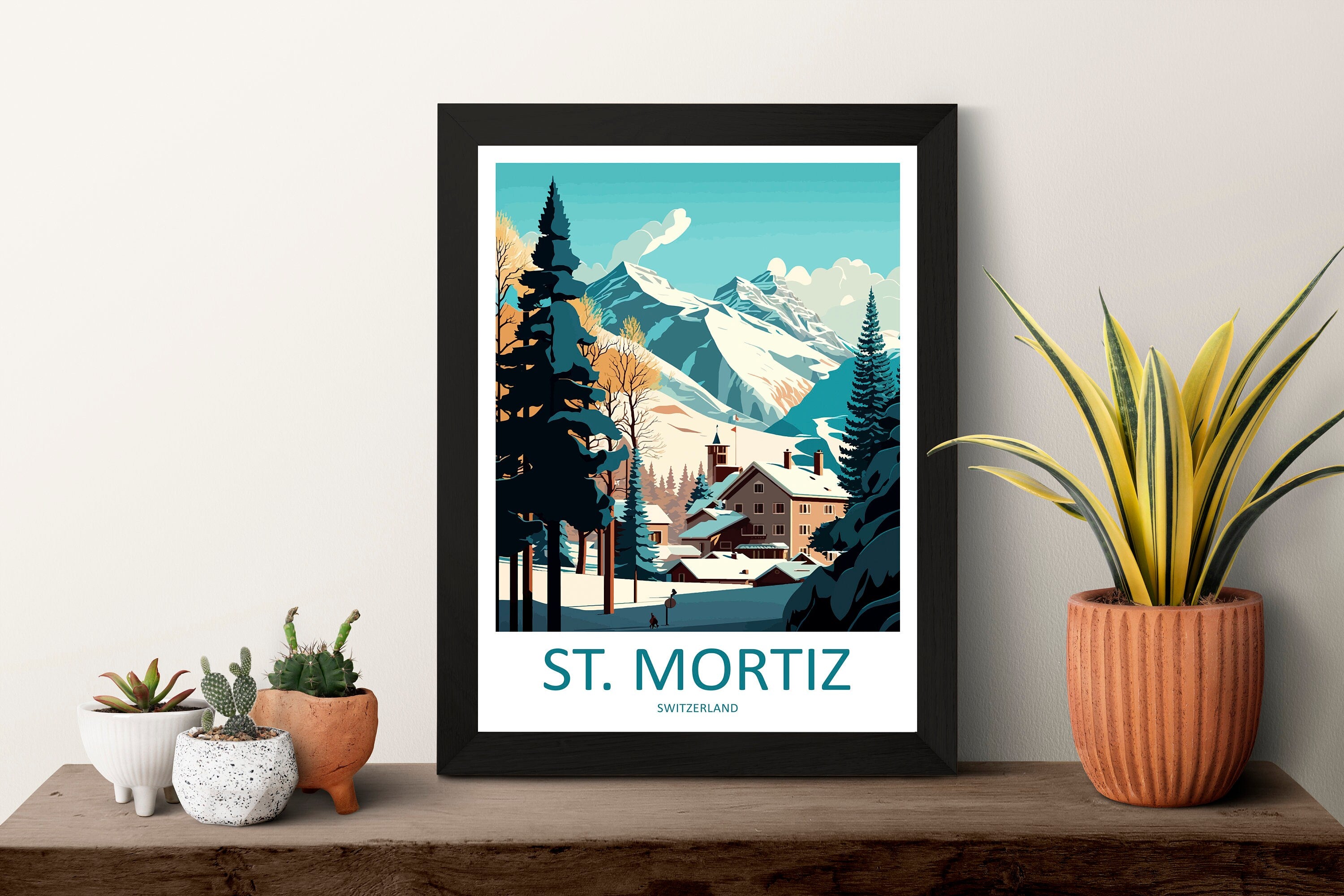 St. Mortiz Travel Print