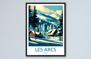 Les Arcs Travel Print