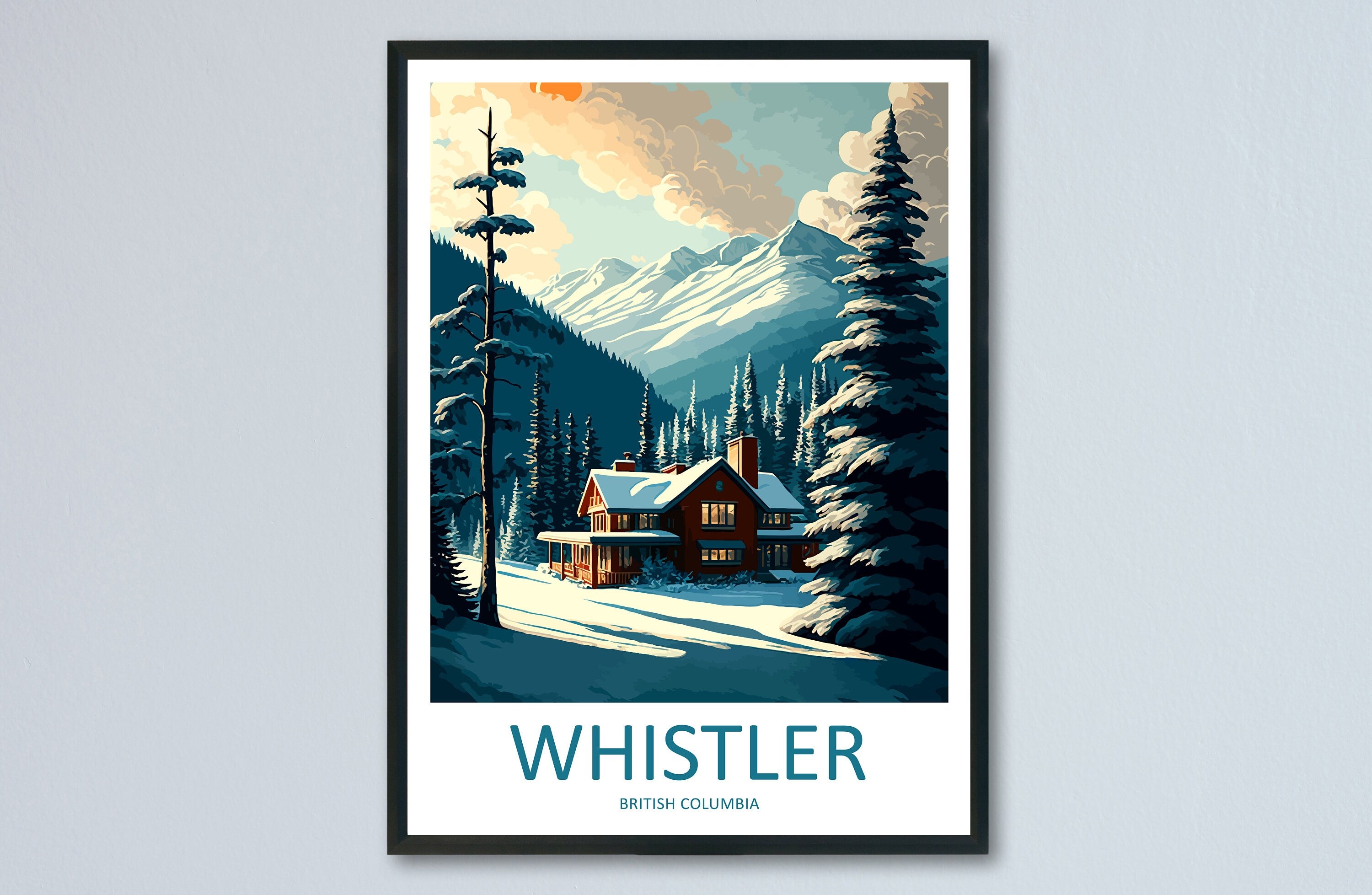 Whistler Travel Print