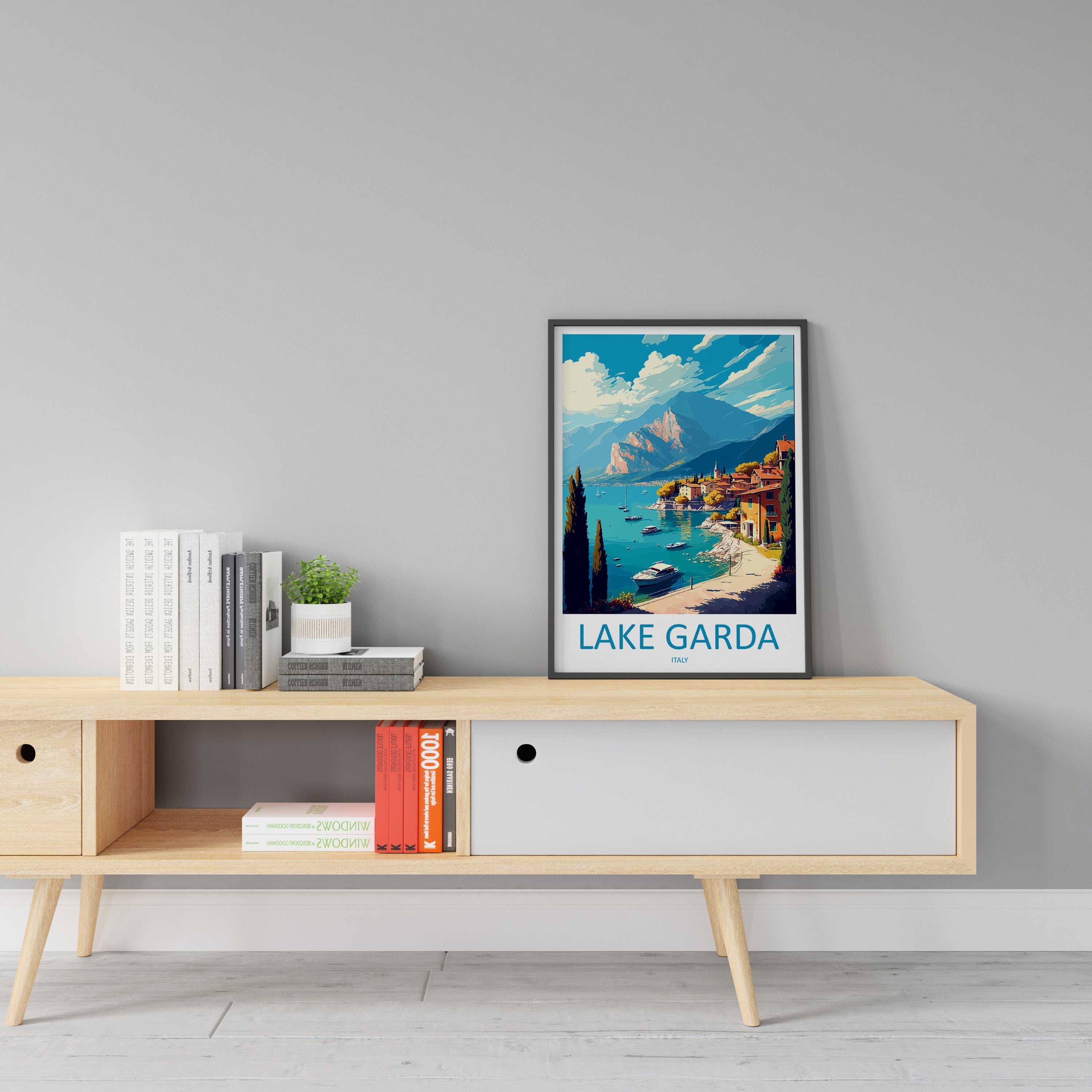 Lake Garda Travel Print